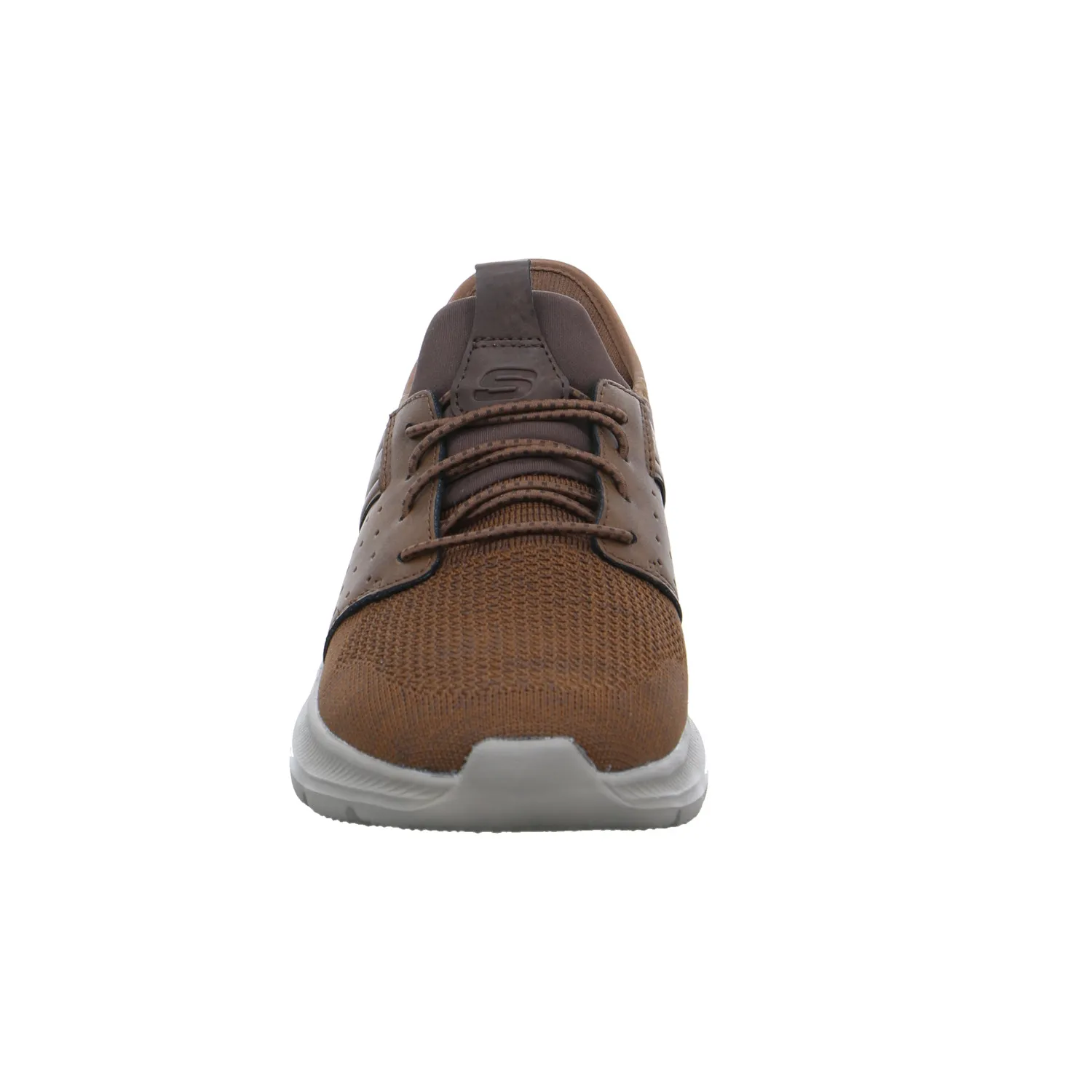 SKECHERS Air-Cooled Memory Foam Halbschuhe Sneaker Stoff Braun Synthetik 