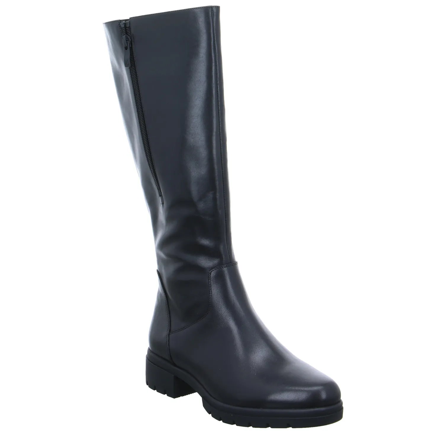 CAPRICE Comfort-Stiefel Schwarz Leder 