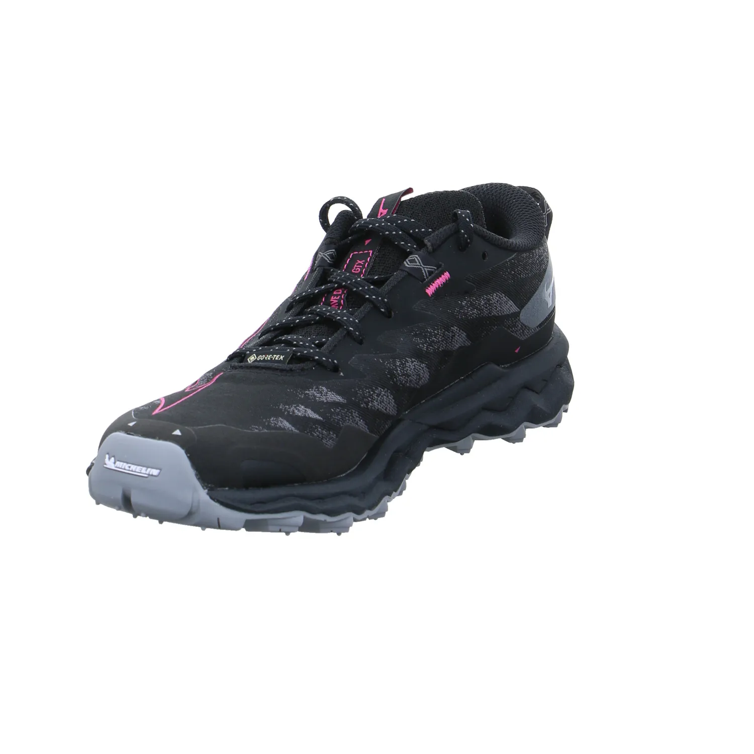 MIZUNO Wave Daichi7 GTX Walking / Outdoor Damen Schwarz Lederimitat MIZUNO Wave Daichi7 GTX Walking / Outdoor Damen Schwarz Lederimitat