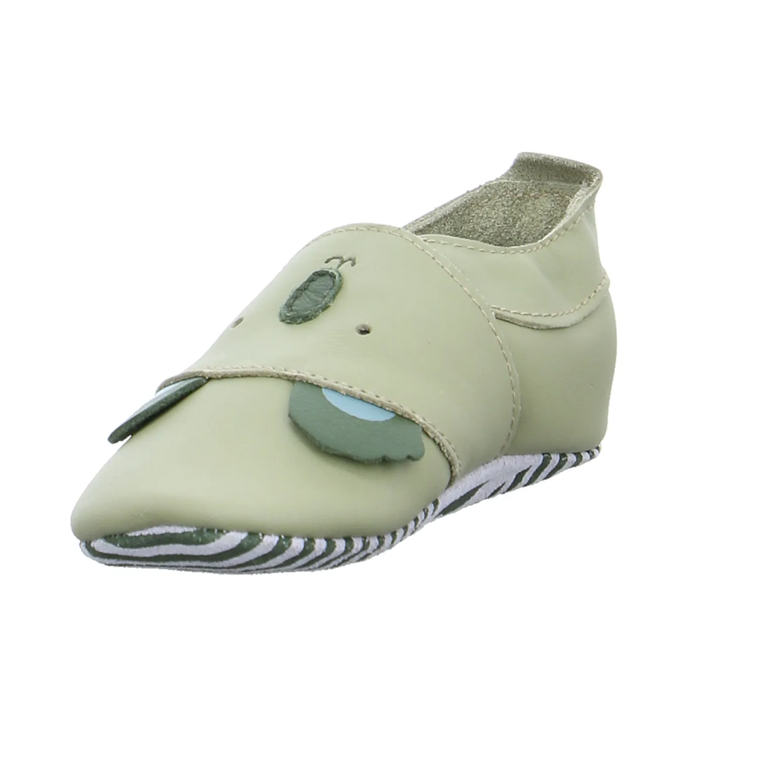 BOBUX Krabbelschuh Grün Leder BOBUX Krabbelschuh Grün Leder