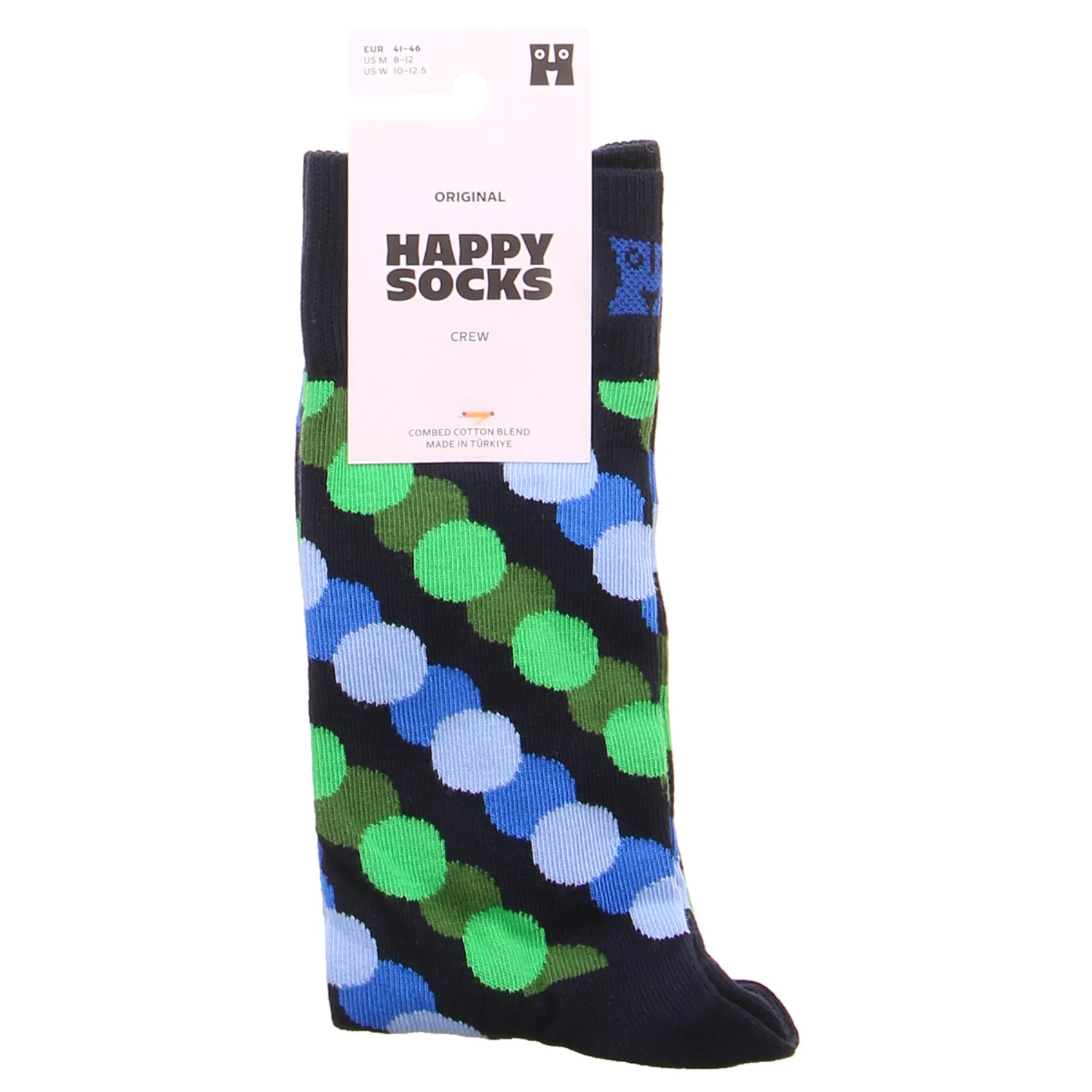 HAPPY SOCKS Big Dot Shade (Punkte) Freizeitsocken Dunkelblau Textil 