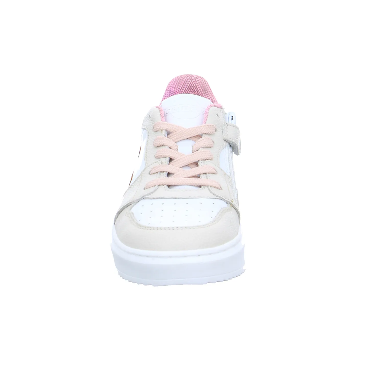 GATTINO Sneaker Mädchen-Halbschuh Binder Weiss Leder 