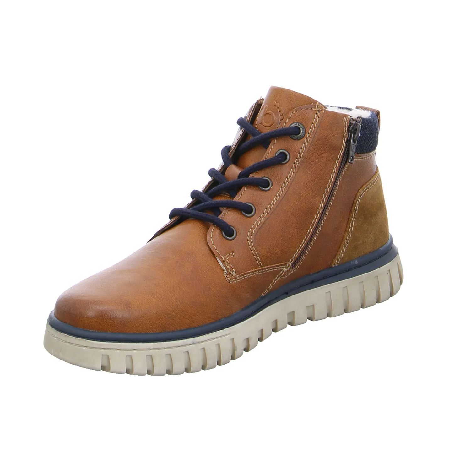 BUGATTI SHOES Winter-Boots Cognac Lederimitat 