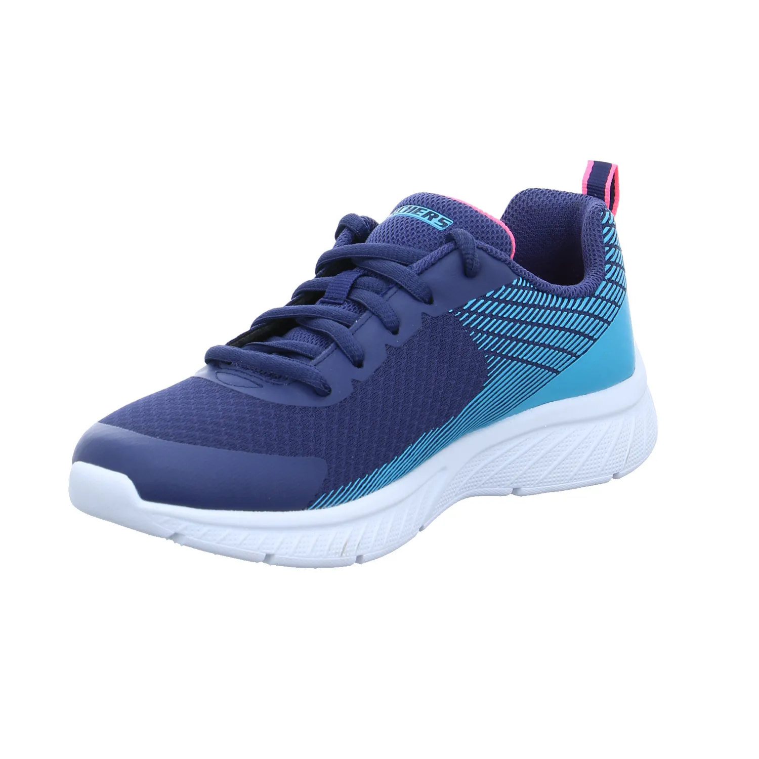 SKECHERS Sneaker Mädchen-Halbschuh Binder Blau Textil SKECHERS Sneaker Mädchen-Halbschuh Binder Blau Textil