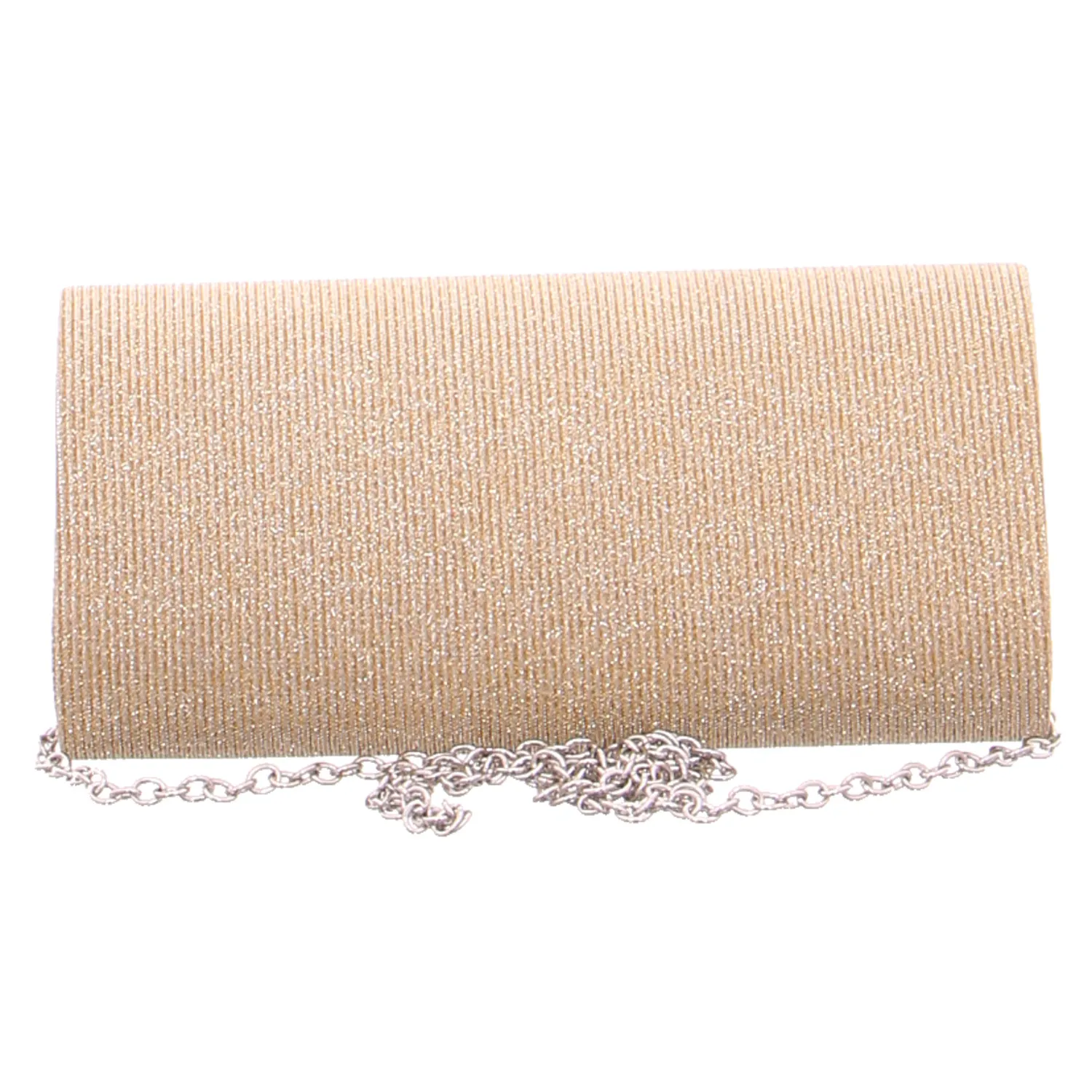 * Clutch / Abendtasche Gold Textil 