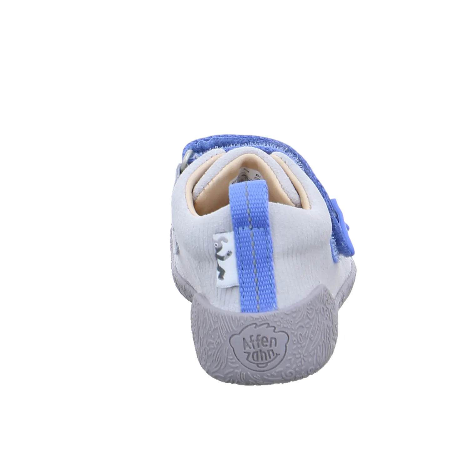 AFFENZAHN Krabbelschuh Lauflernschuh Hellgrau Leder AFFENZAHN Krabbelschuh Lauflernschuh Hellgrau Leder
