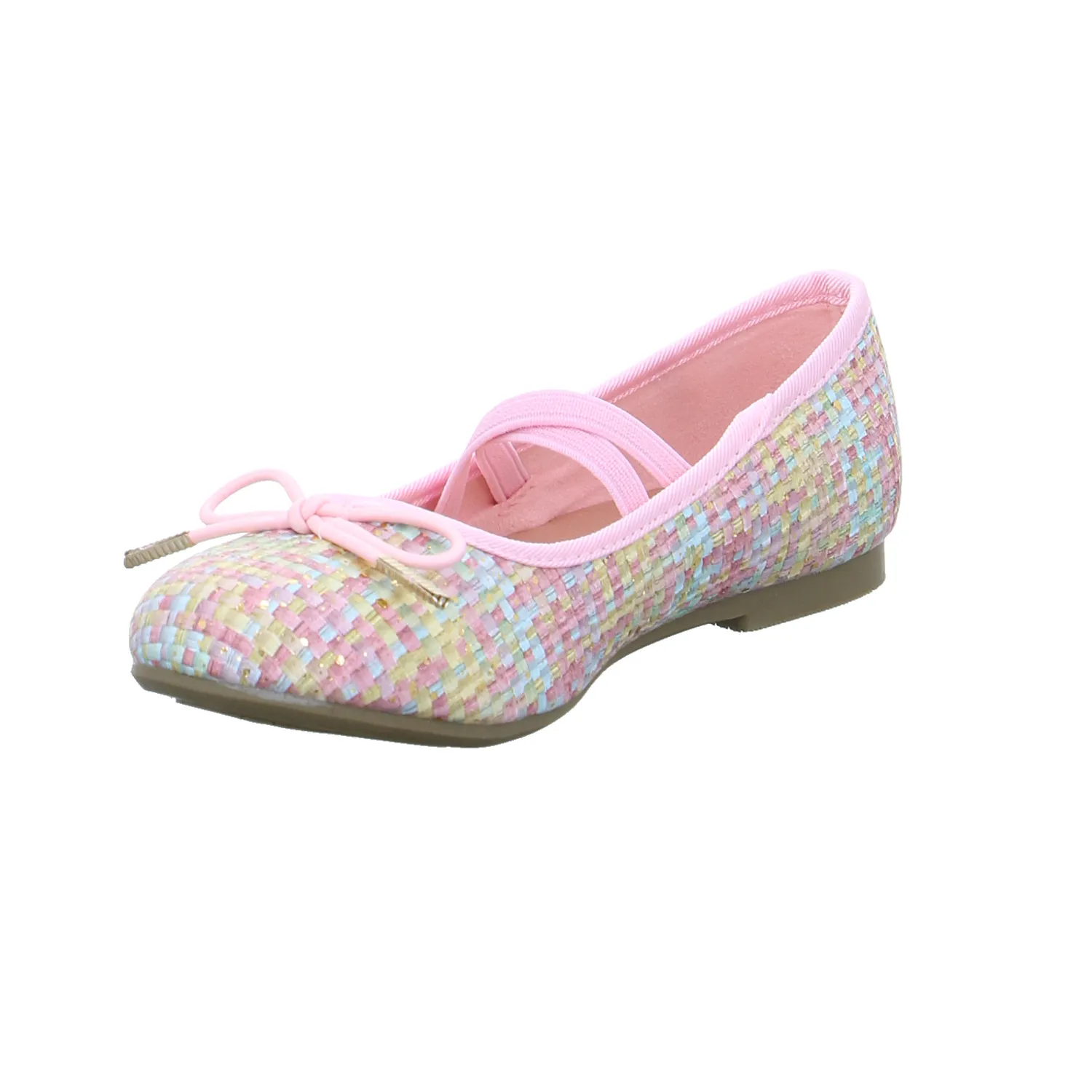 INDIGO Festlicher Schuh Mädchen-Ballerina Multicolor Textil INDIGO Festlicher Schuh Mädchen-Ballerina Multicolor Textil