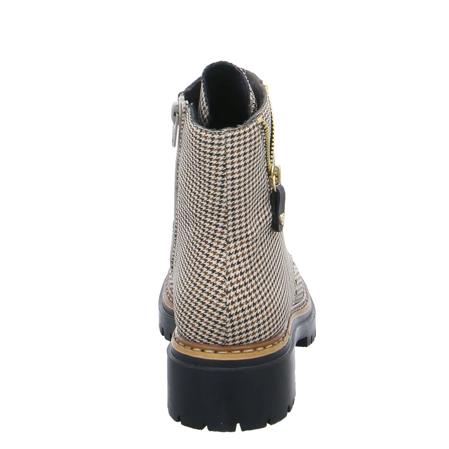 RIEKER Boot Beige Textil 