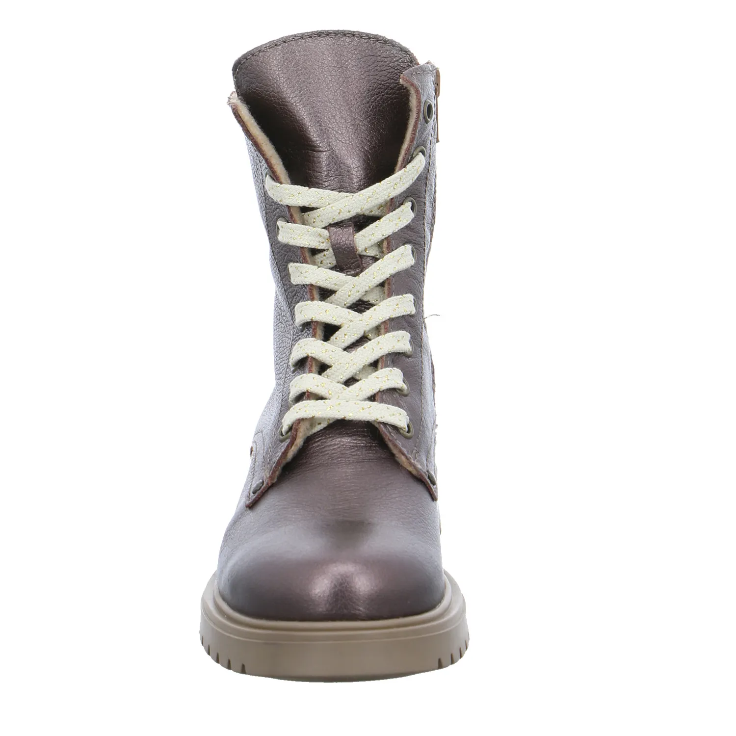 SOMMERKIND Boot Mädchen-Winter-Bottine Bronze Leder SOMMERKIND Boot Mädchen-Winter-Bottine Bronze Leder