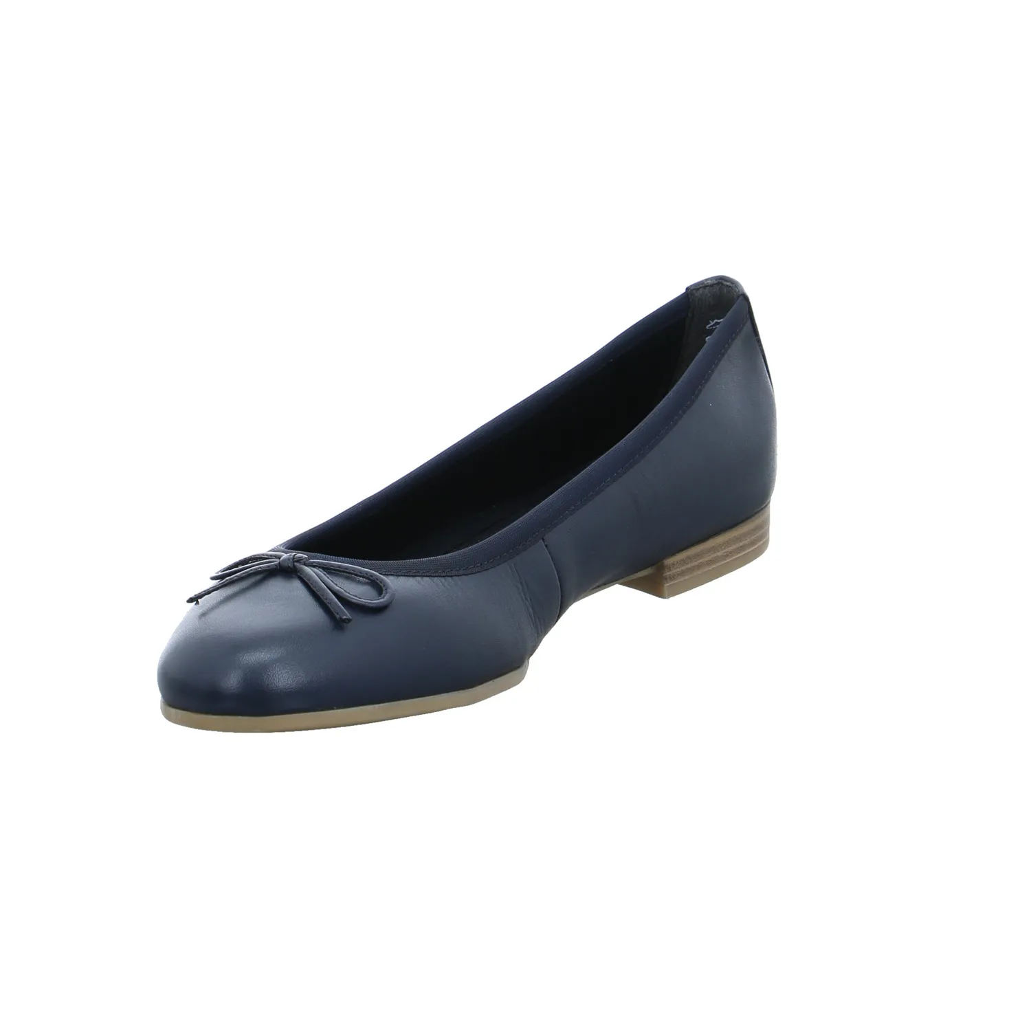 TAMARIS Ballerina Navy Leder 