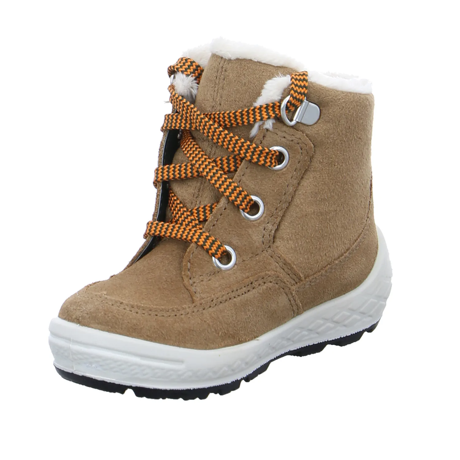 SUPERFIT Baby-Boot Kleinkinder-Winter-Bottine Cognac Textil 
