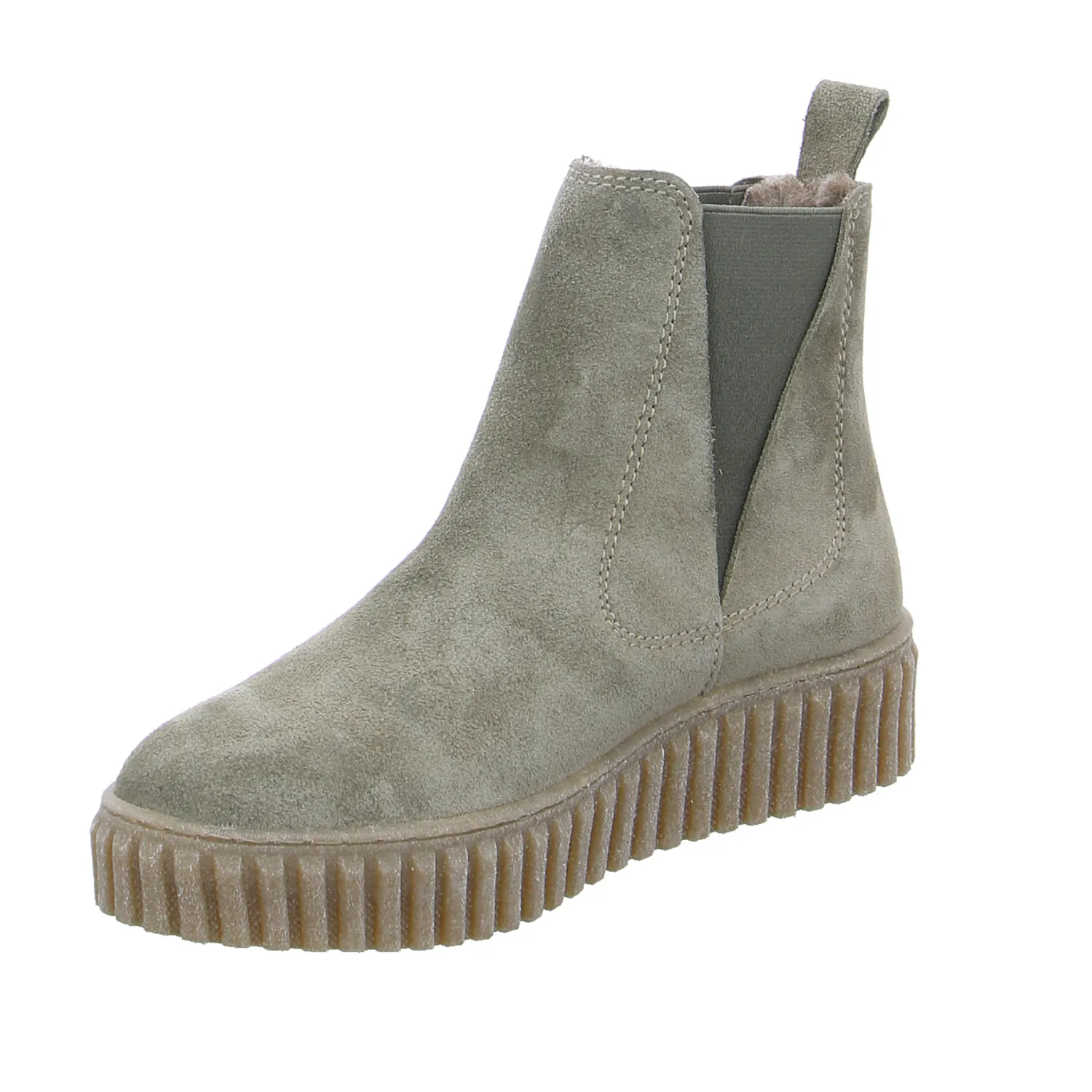 SCHUHENGEL Boot Khaki Leder SCHUHENGEL Boot Khaki Leder