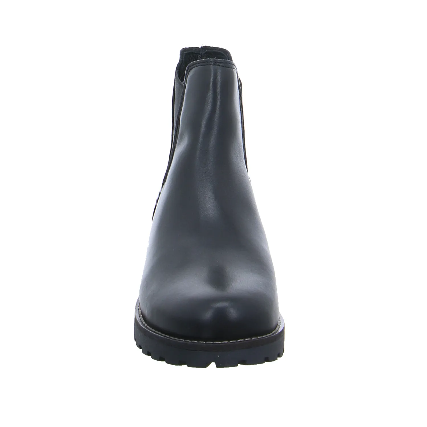SCHUHENGEL mit Lammfellfutter Boot Schwarz Leder SCHUHENGEL mit Lammfellfutter Boot Schwarz Leder