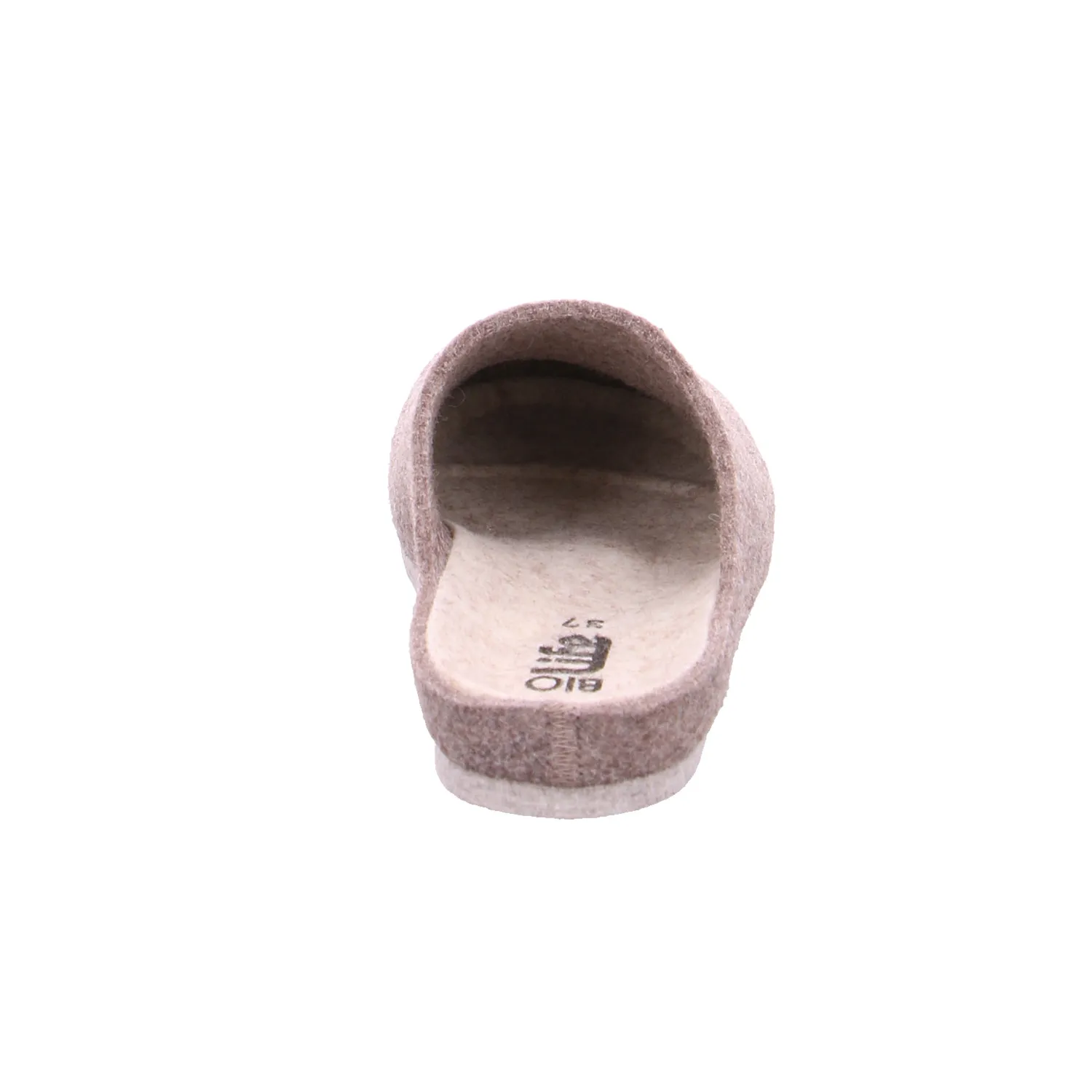 BIOLife Deck und Laufsohle in Crudo Hausschuh Braun Textil BIOLife Deck und Laufsohle in Crudo Hausschuh Braun Textil