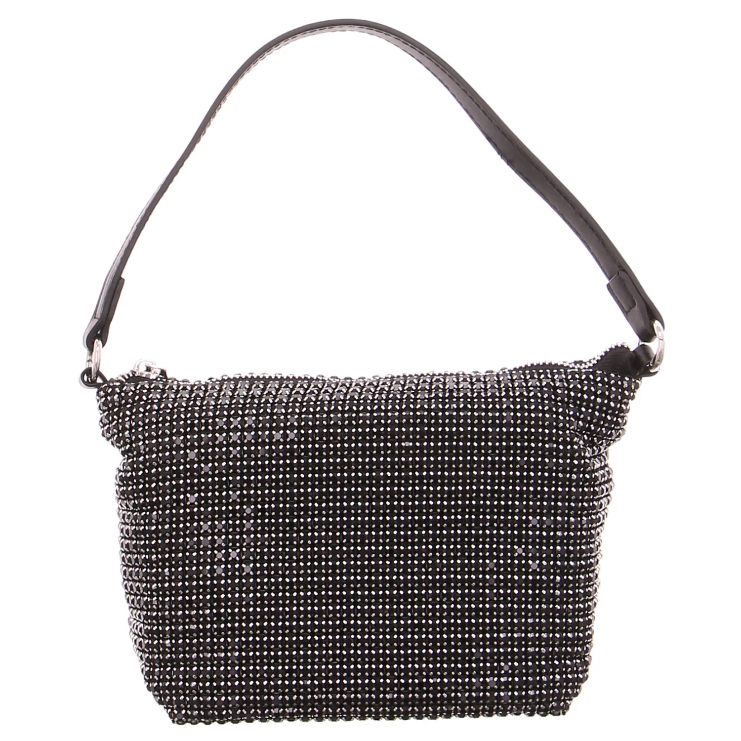 * Clutch / Abendtasche Schwarz Synthetik 