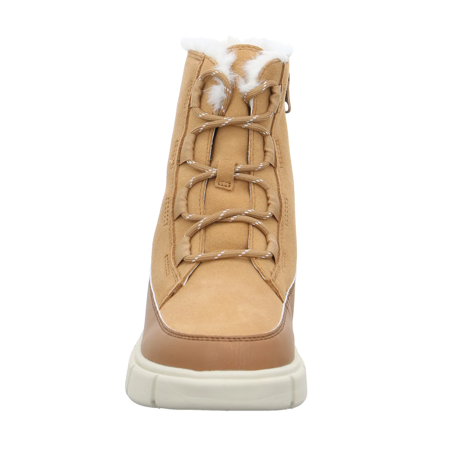 SOREL Schneestiefel Mädchen-Winter-Bottine Cognac Leder SOREL Schneestiefel Mädchen-Winter-Bottine Cognac Leder