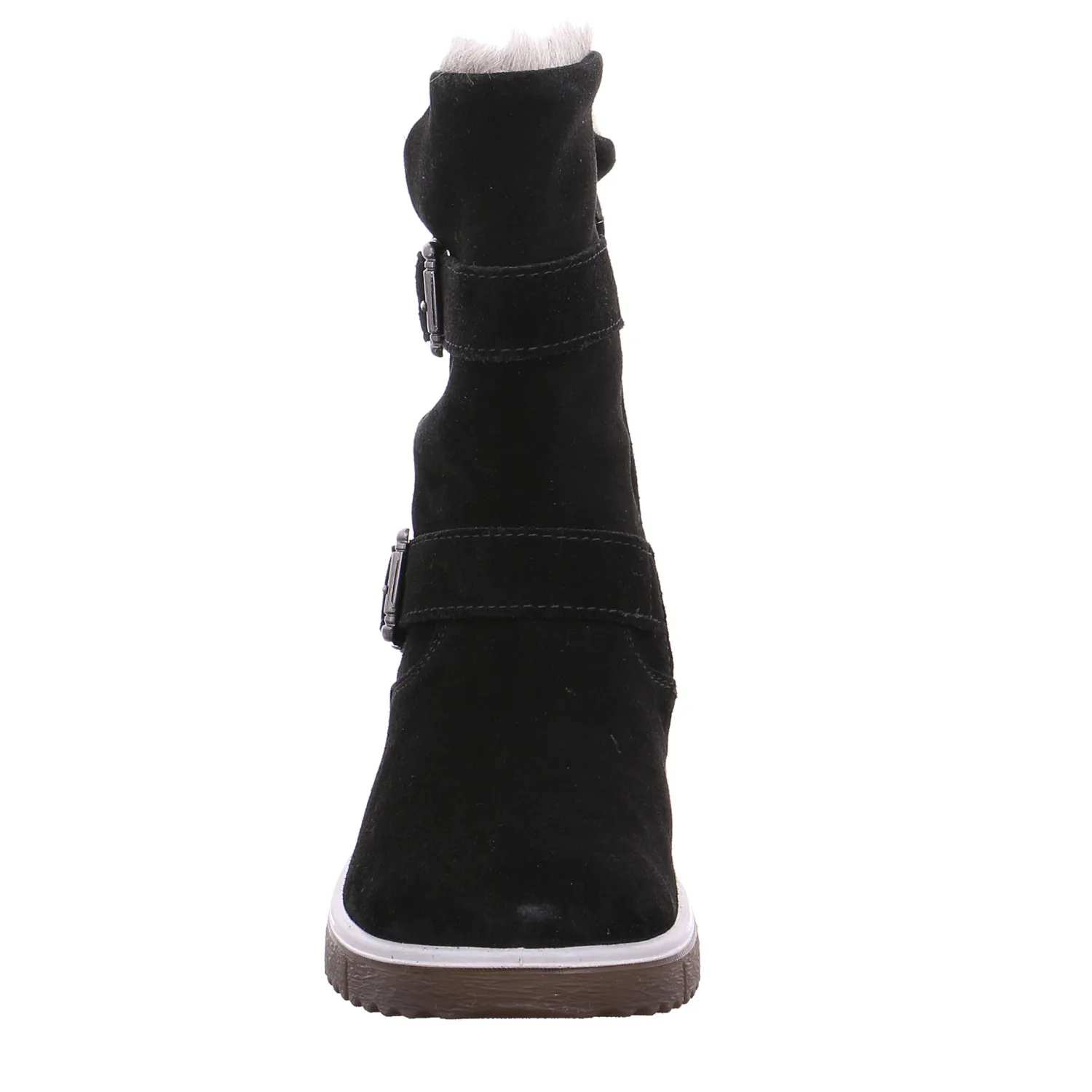 SUPERFIT Stiefelette Mädchen-Winter-Bottine Schwarz Textil SUPERFIT Stiefelette Mädchen-Winter-Bottine Schwarz Textil