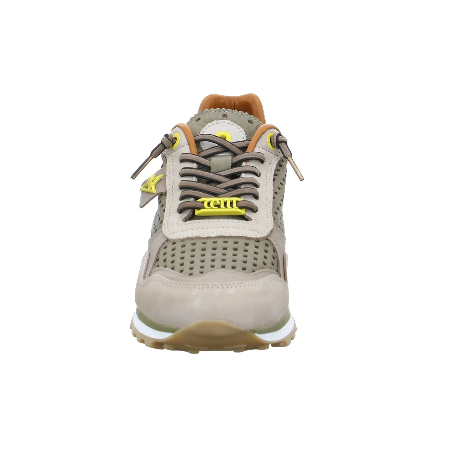 CETTI Halbschuhe Sneaker Beige Leder CETTI Halbschuhe Sneaker Beige Leder