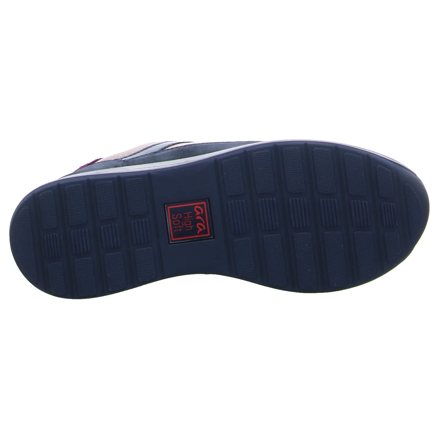 ARA mit Wechselfussbett Comfort-Schnürer Blau Leder ARA mit Wechselfussbett Comfort-Schnürer Blau Leder