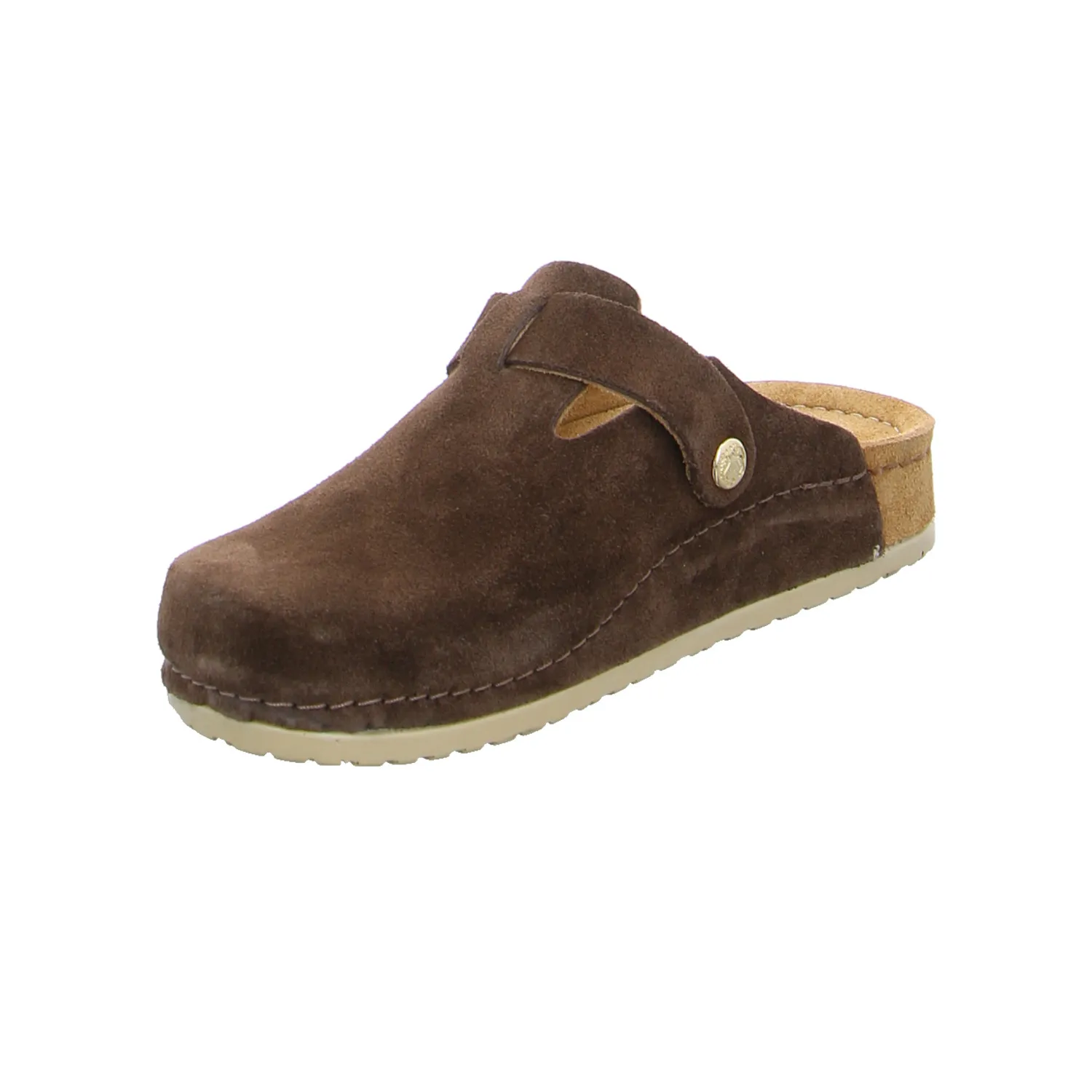 MUBB Pantolette Braun Leder MUBB Pantolette Braun Leder