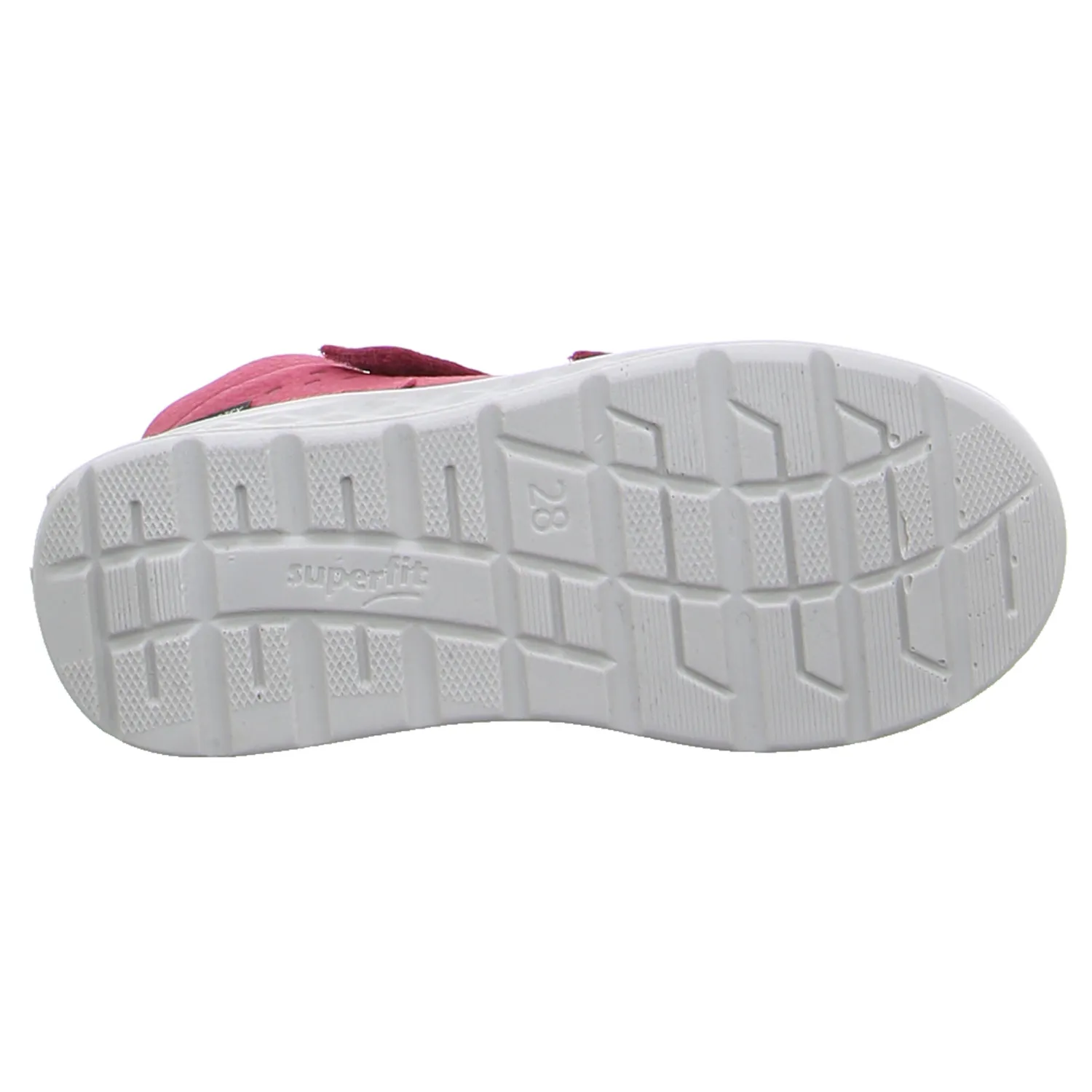 SUPERFIT Lauflernschuh Dunkelrot Textil  Bottine 