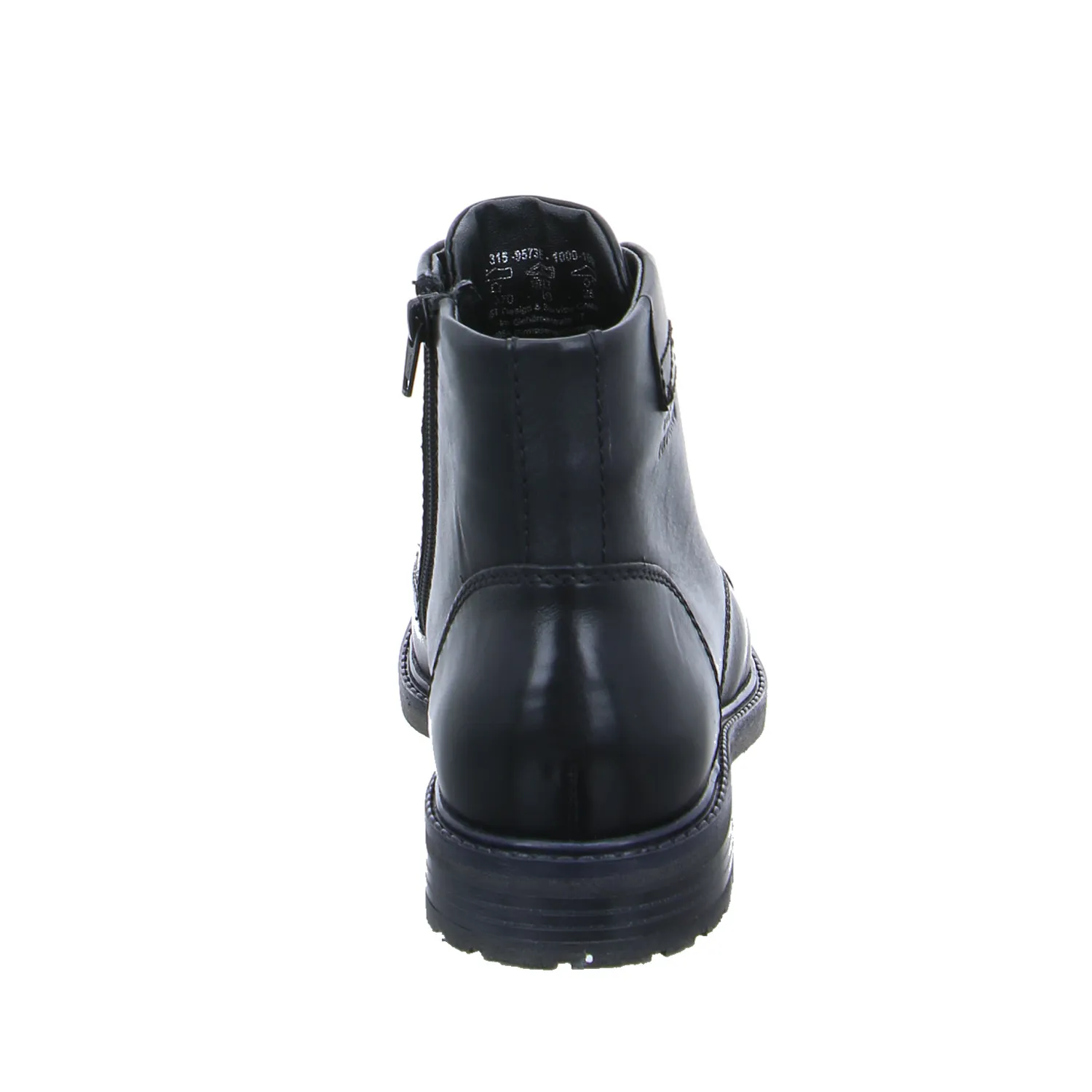 BUGATTI SHOES Winter-Boots Schwarz Leder 