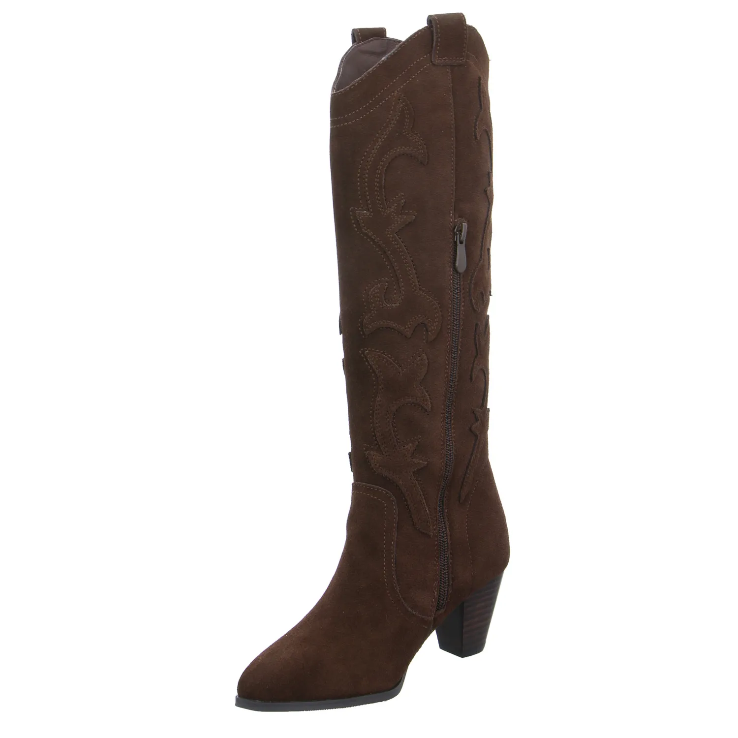 LA STRADA Stiefel Braun Leder LA STRADA Stiefel Braun Leder