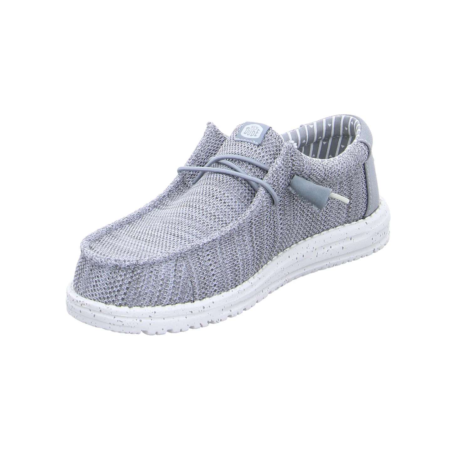 HEY DUDE Halbschuh Grau Textil HEY DUDE Halbschuh Grau Textil