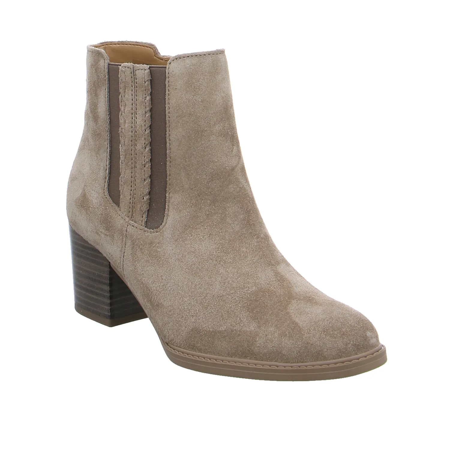 GABOR Stiefelette Beige Leder GABOR Stiefelette Beige Leder