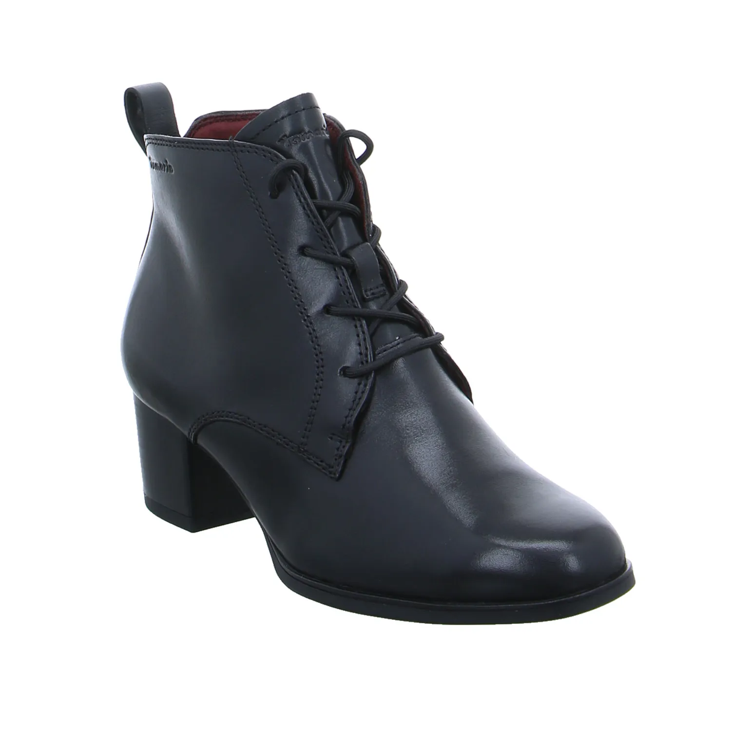 TAMARIS Stiefelette Schwarz Leder 