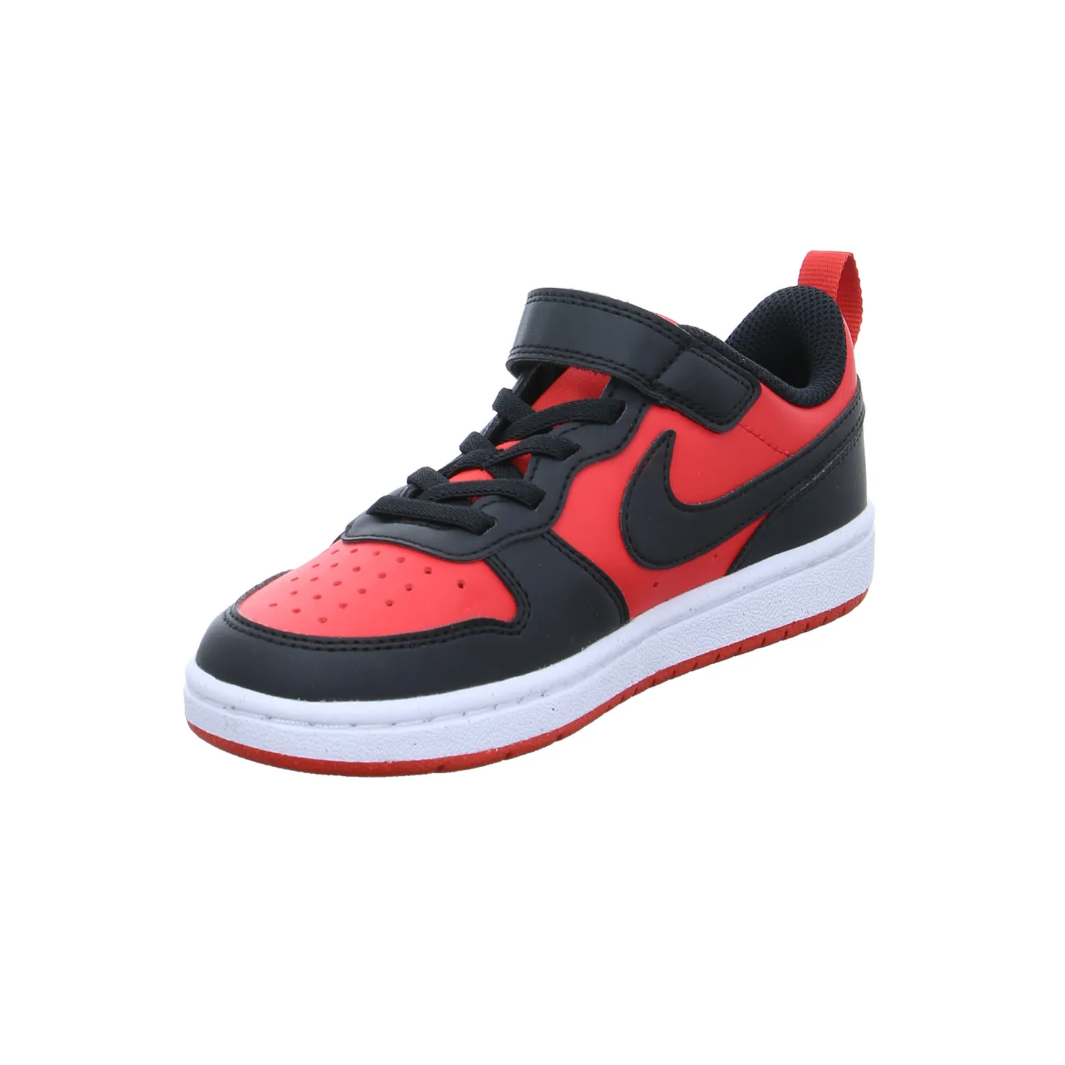 NIKE Nike Court Borough Low Recraft Kinder Sportschuh Rot Synthetik NIKE Nike Court Borough Low Recraft Kinder Sportschuh Rot Synthetik