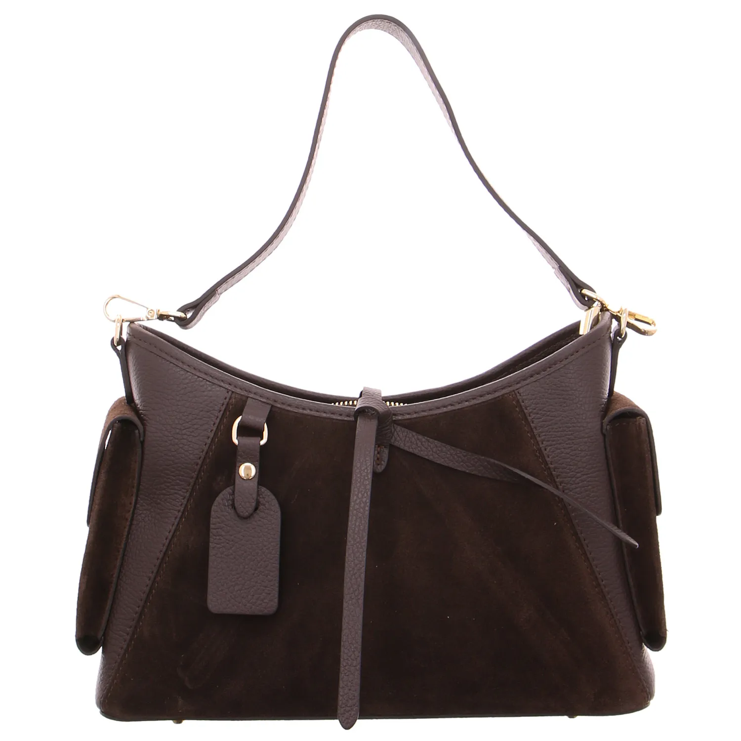 * Ledertasche mit Überschlag Braun Leder * Ledertasche mit Überschlag Braun Leder