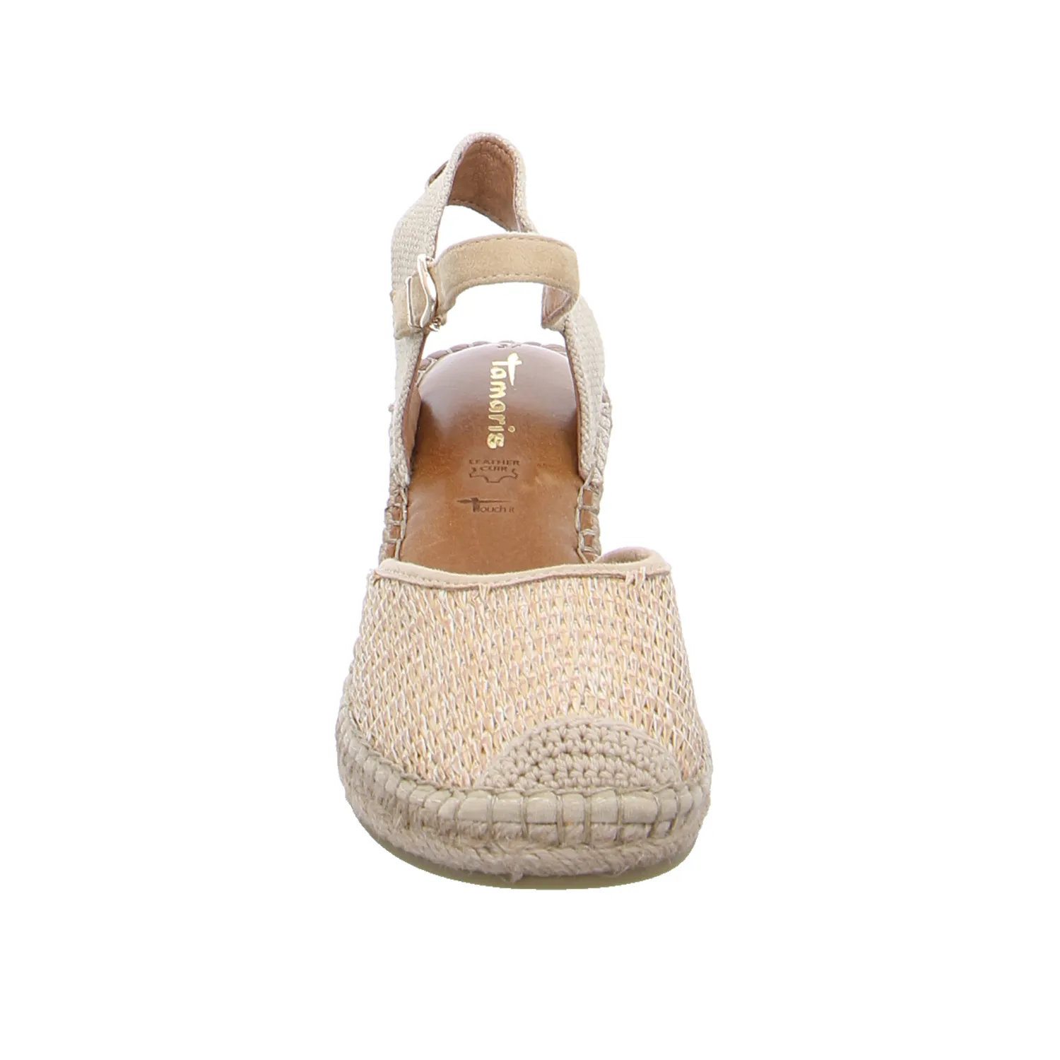 TAMARIS Espadrille-mit Absatz Gold Textil TAMARIS Espadrille-mit Absatz Gold Textil