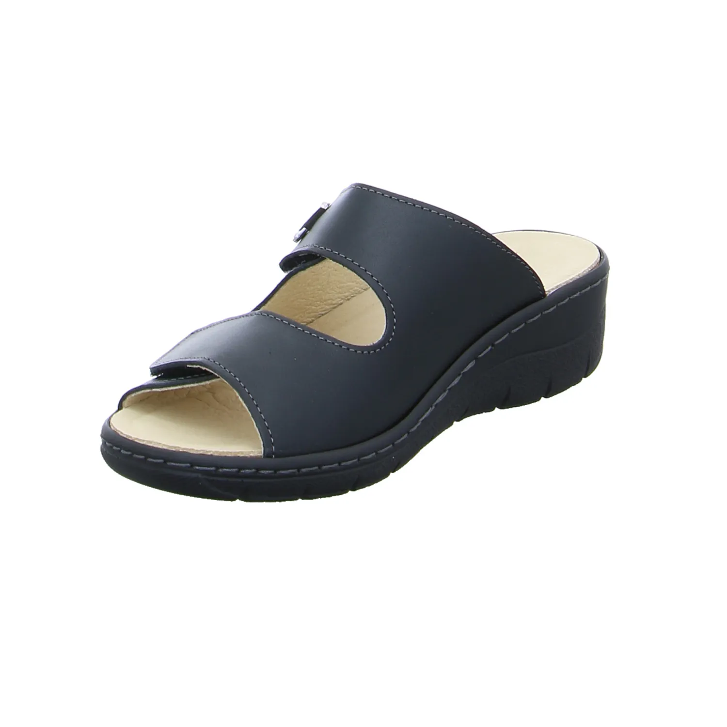COLLECTION CHRISTA PFAFF Pantolette Schwarz Leder COLLECTION CHRISTA PFAFF Pantolette Schwarz Leder