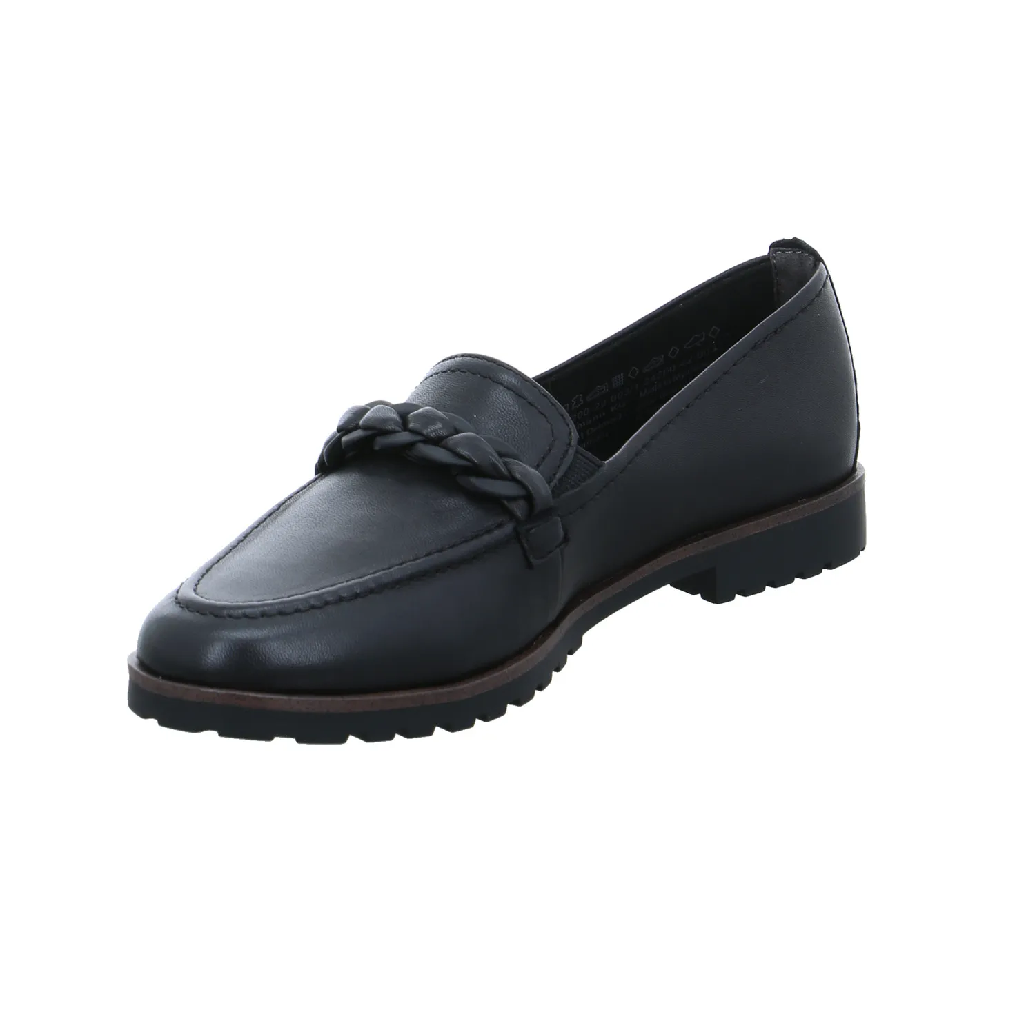 TAMARIS Slipper Schwarz Leder TAMARIS Slipper Schwarz Leder