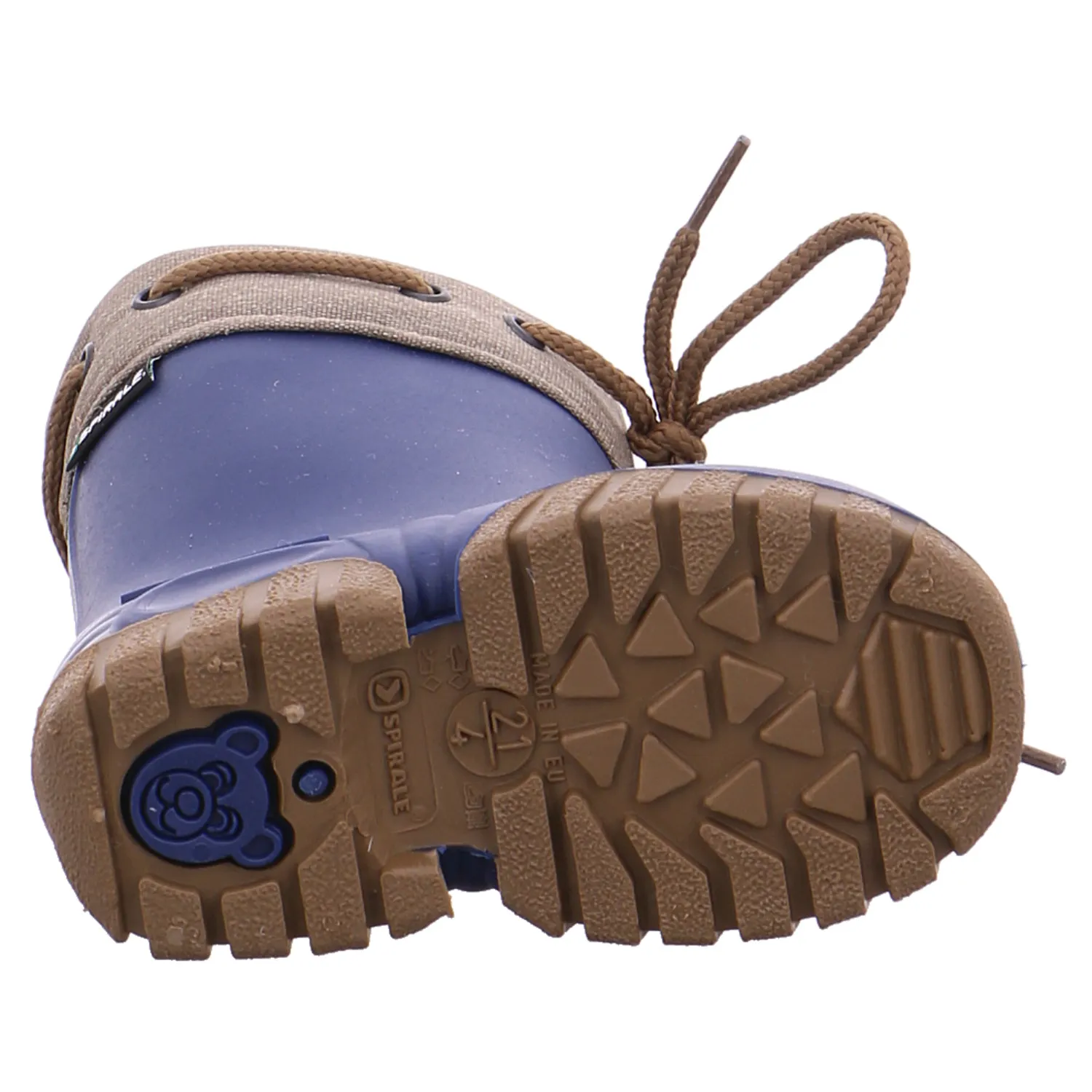SPIRALE Kinder-Gummistiefel Warmfutter Blau Synthetik SPIRALE Kinder-Gummistiefel Warmfutter Blau Synthetik
