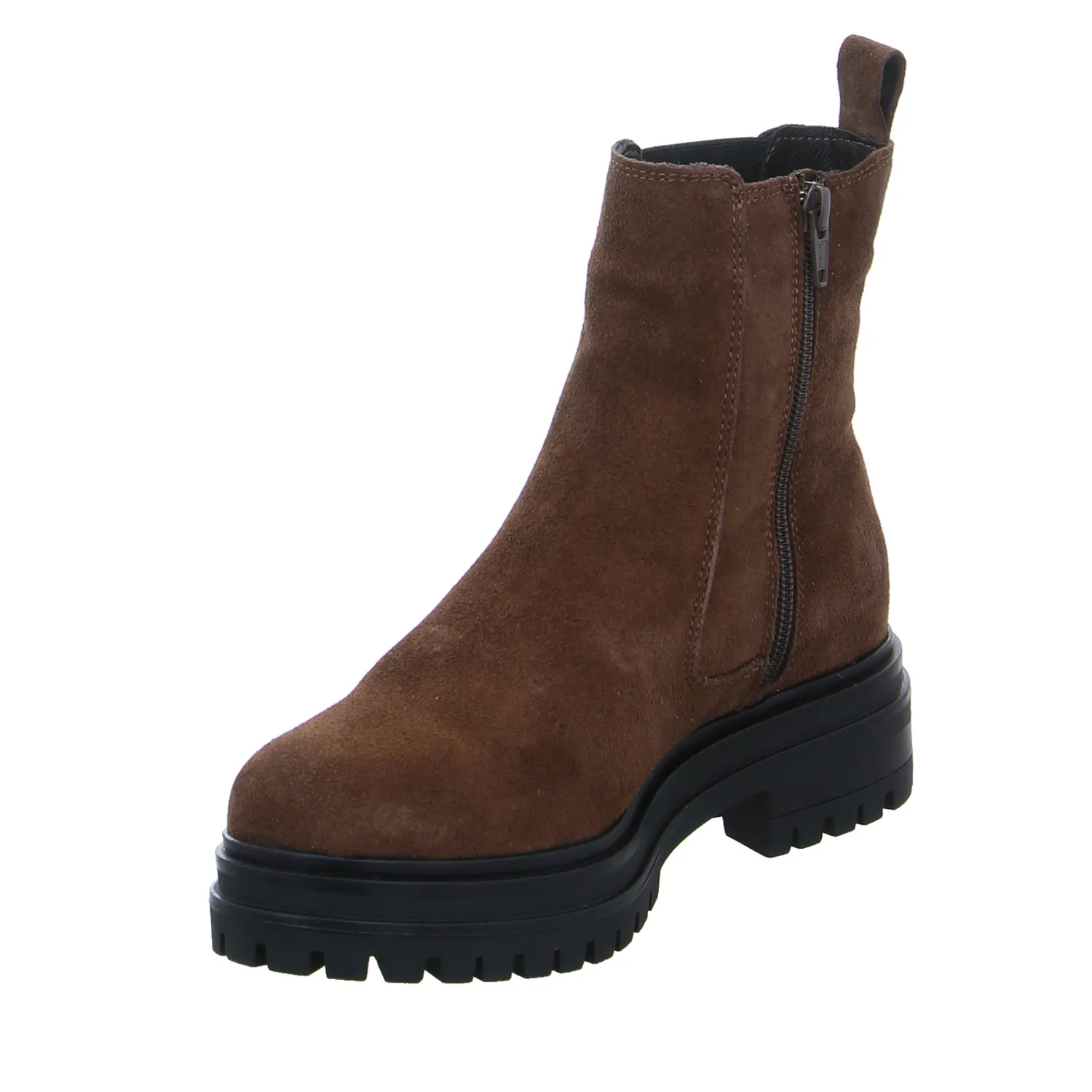 SCHUHENGEL mit 100% Wollfutter Boot Dunkelbraun Leder 
