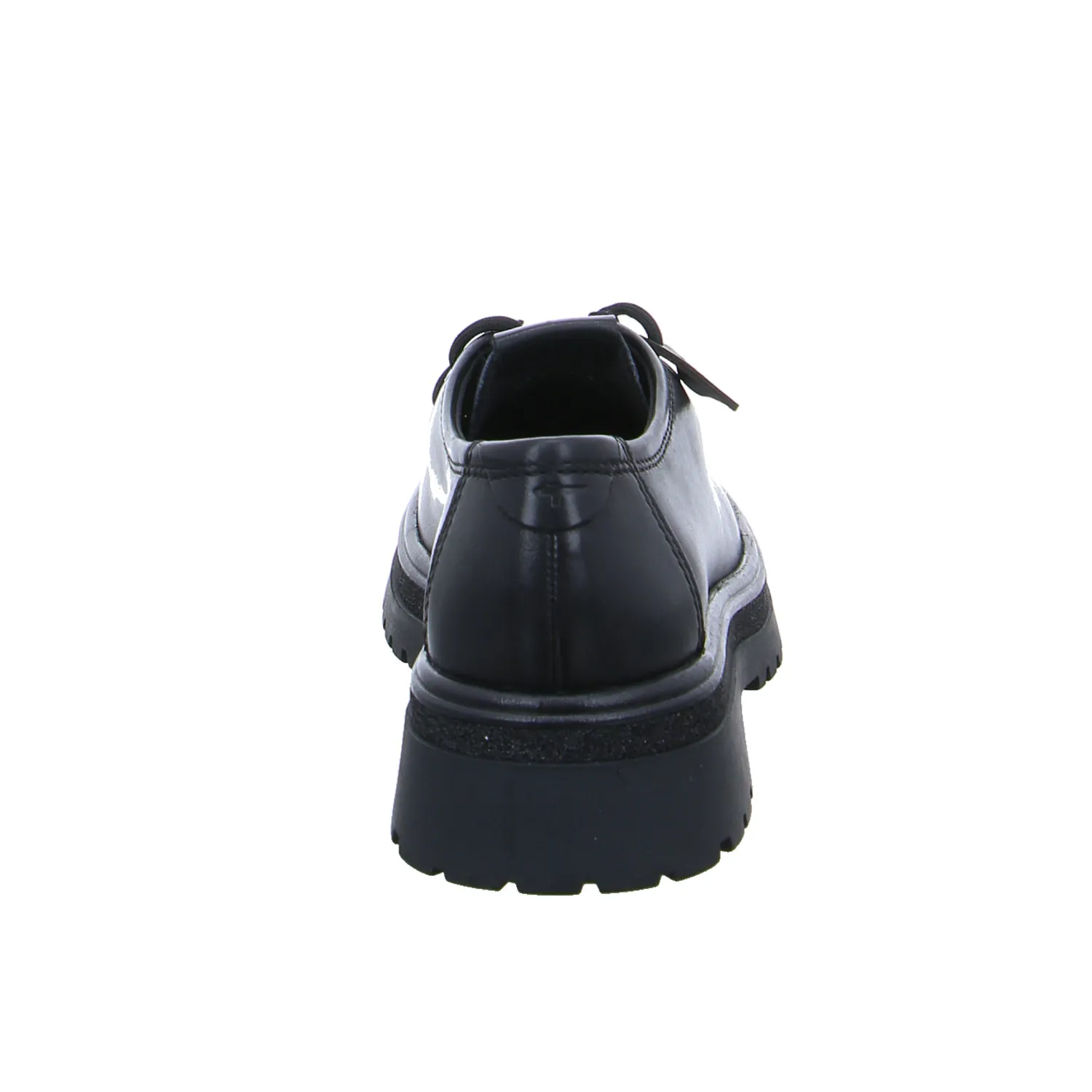 TAMARIS Schnürschuh Schwarz Leder 