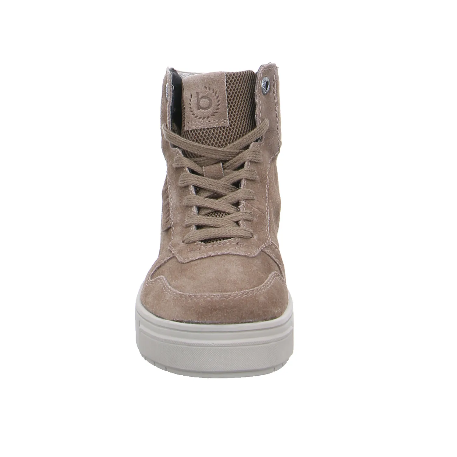 BUGATTI SHOES Mid Cut Sneaker Taupe Leder BUGATTI SHOES Mid Cut Sneaker Taupe Leder