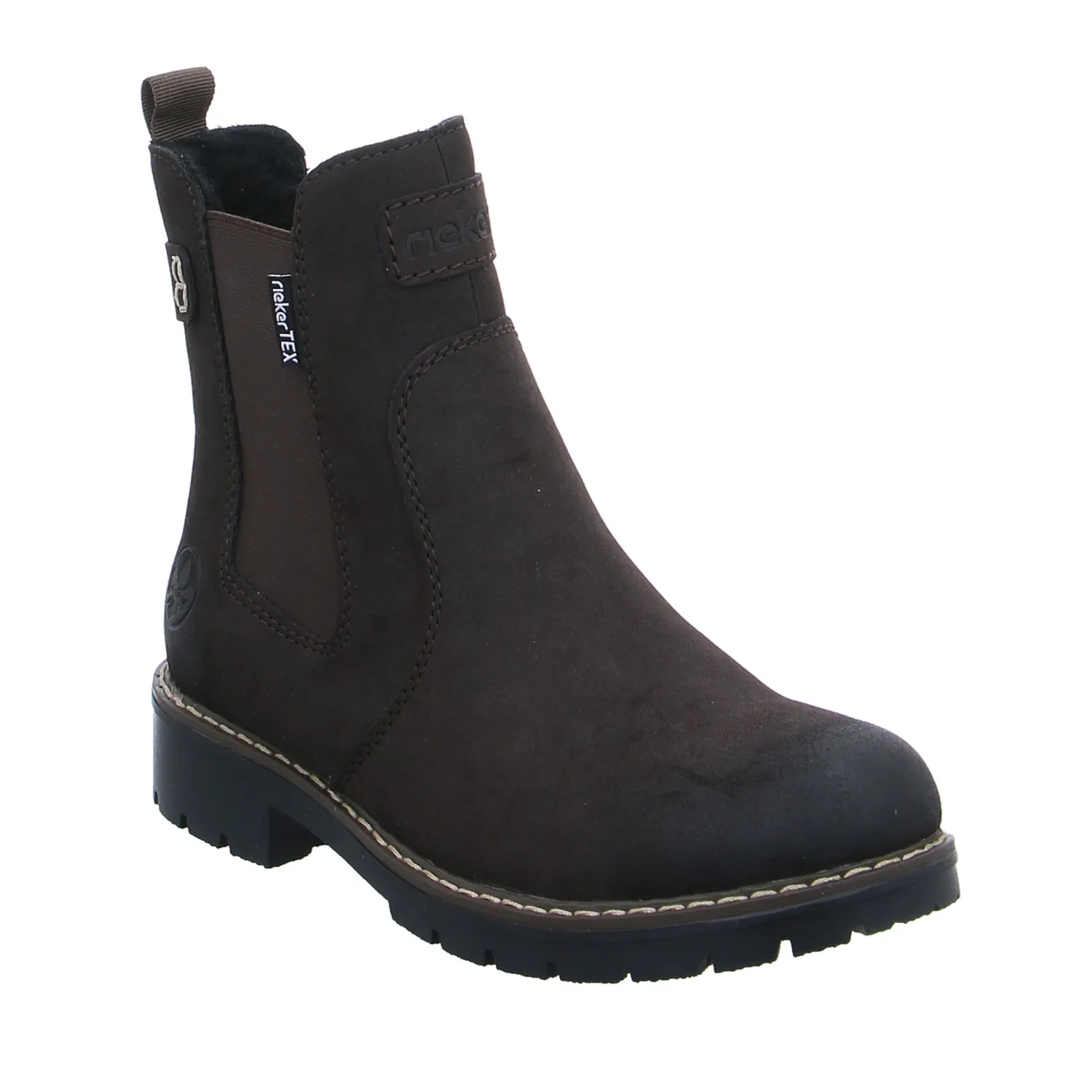 RIEKER Boot Braun Lederimitat RIEKER Boot Braun Lederimitat