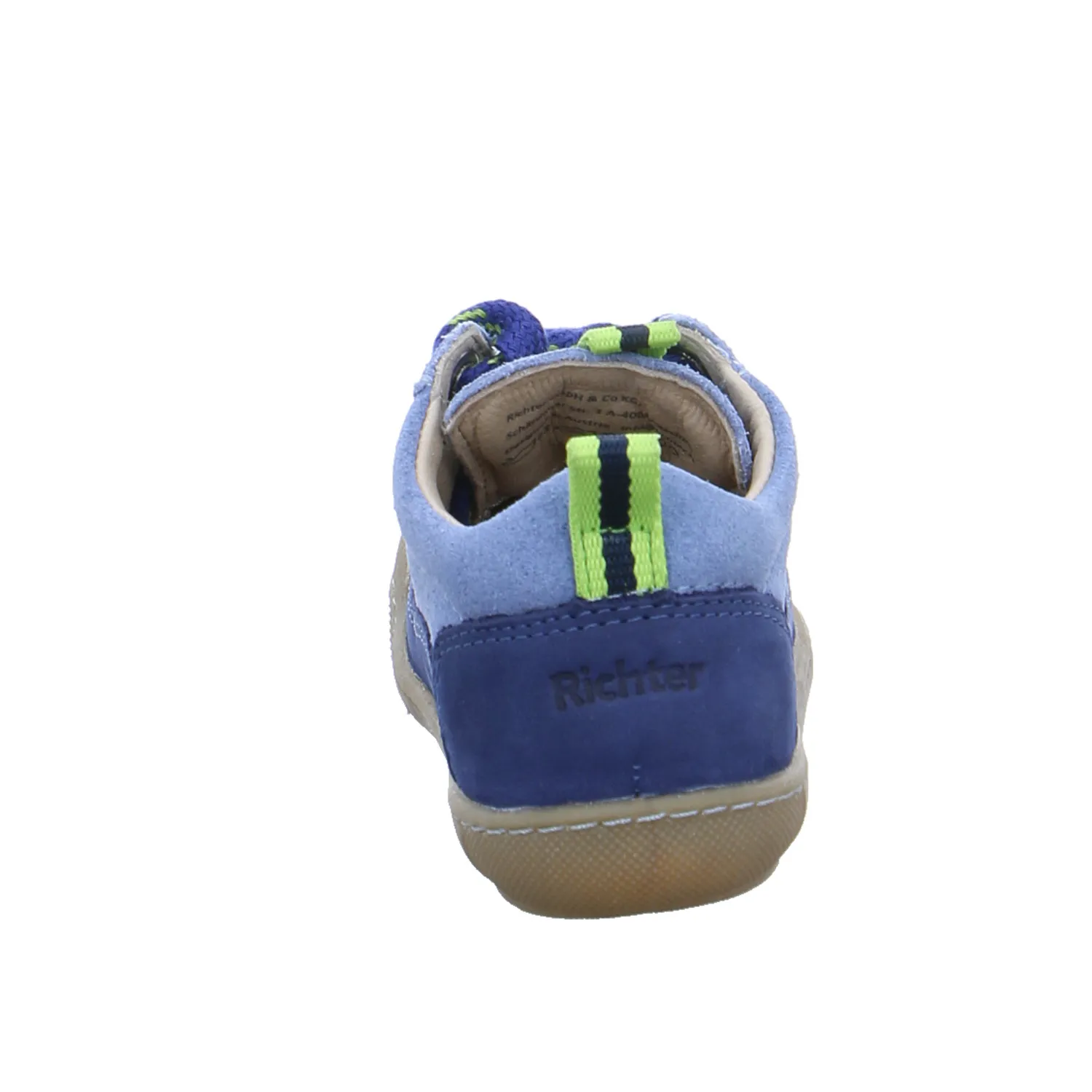 RICHTER Unisex Bottine Lauflernschuh Blau Leder RICHTER Unisex Bottine Lauflernschuh Blau Leder