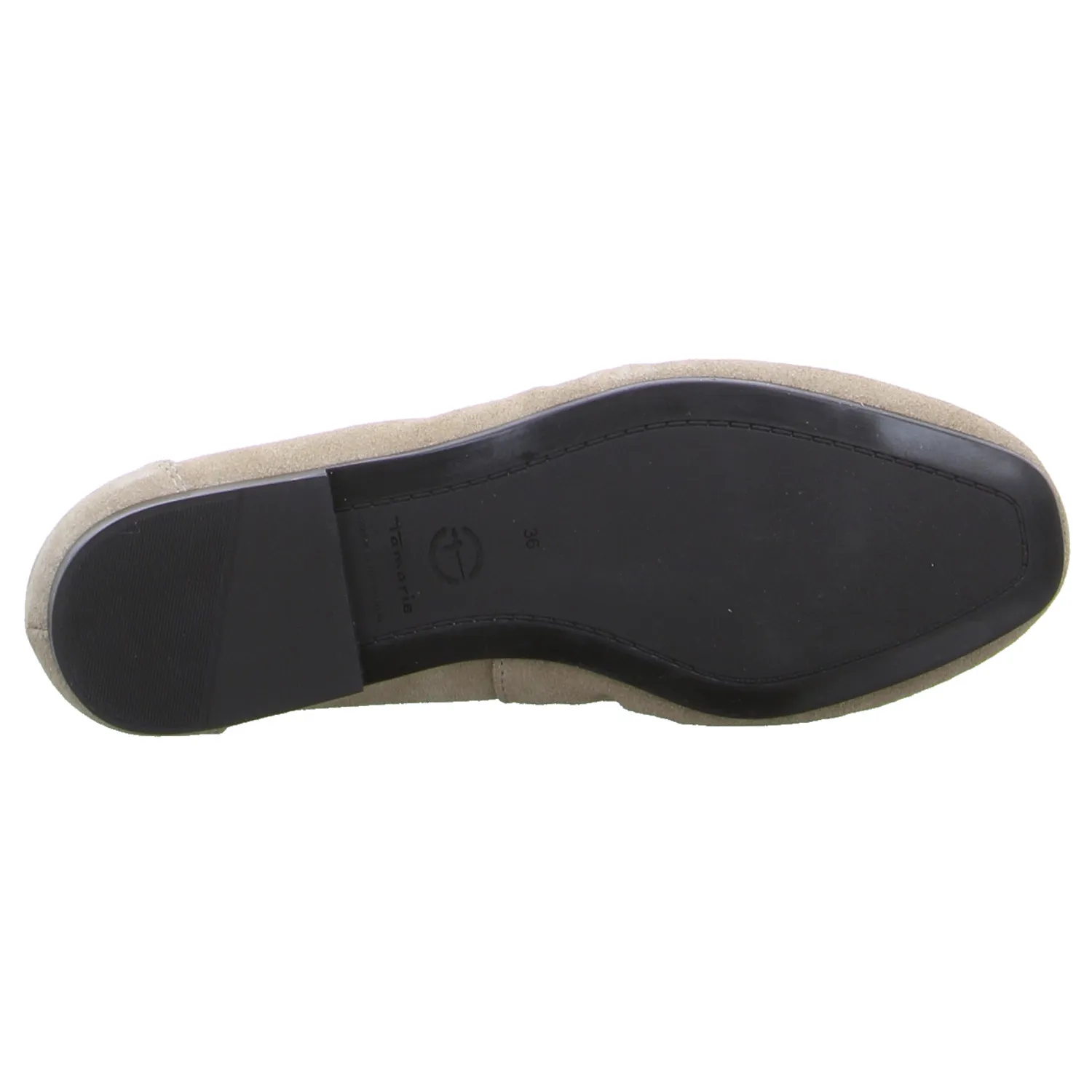 TAMARIS Mokassin Beige Leder TAMARIS Mokassin Beige Leder