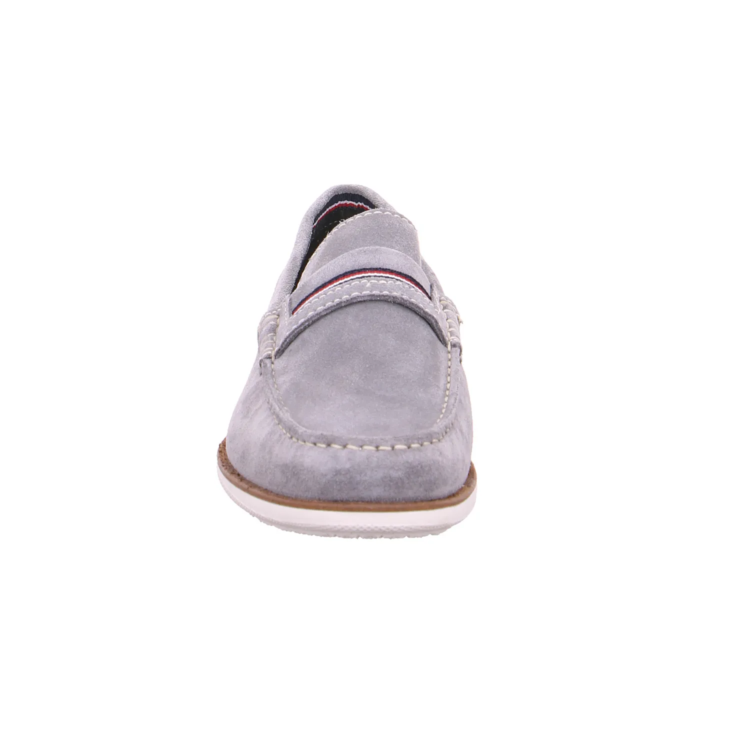 CARRERA PANAMERICANA Halbschuh-Schlüpfer Grau Leder 