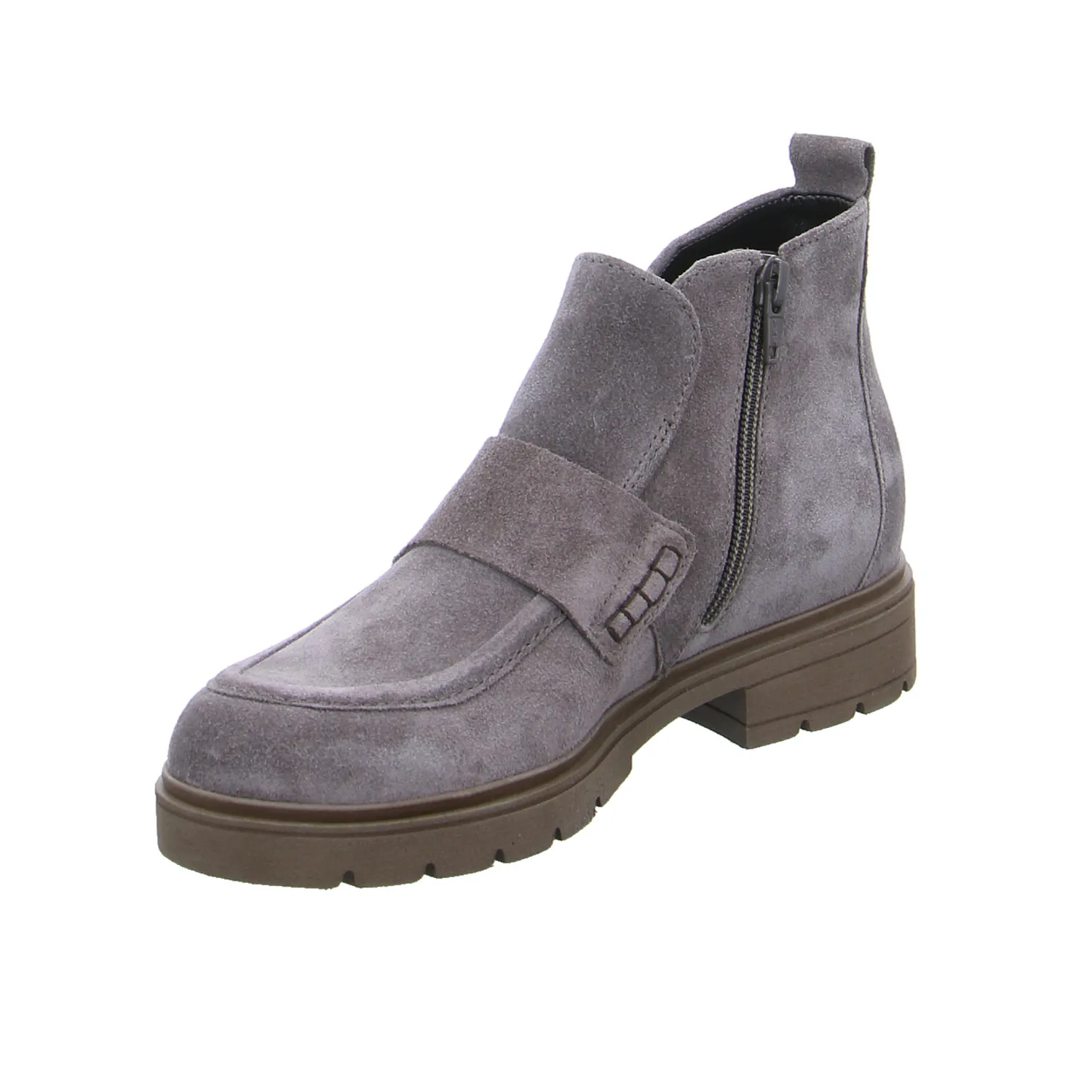 GABOR Boot Taupe Leder 