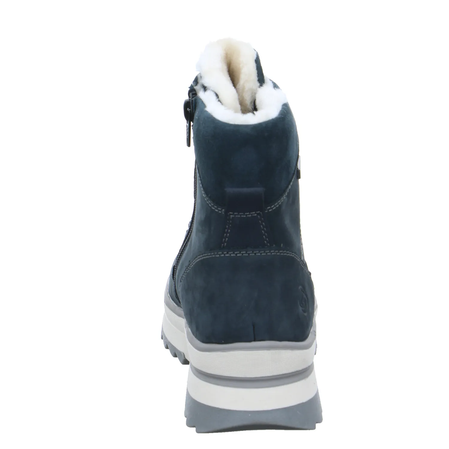 REMONTE mit TEX-Membrane Snowboot Blau Leder 