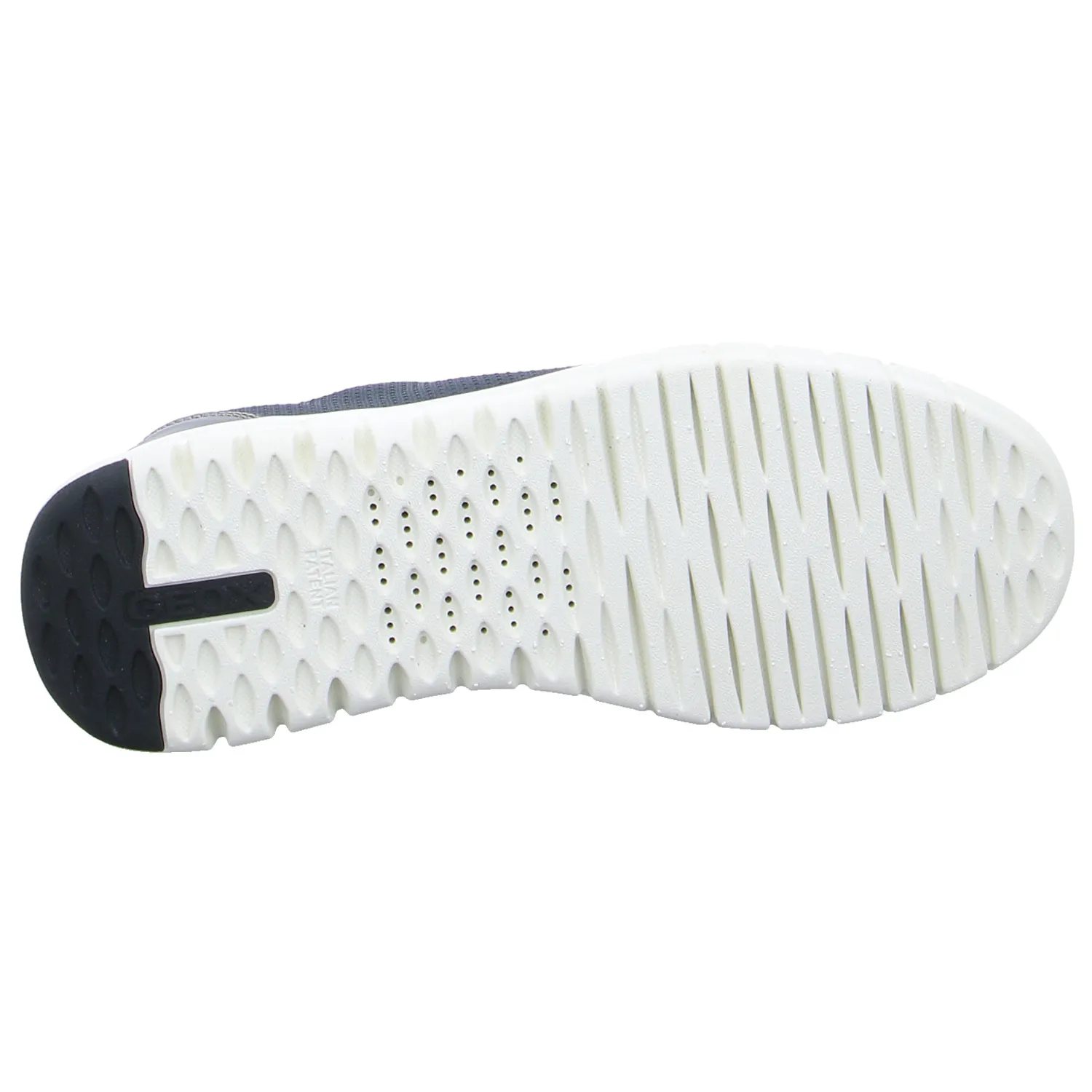 GEOX Halbschuh-Schlüpfer Blau Leder GEOX Halbschuh-Schlüpfer Blau Leder