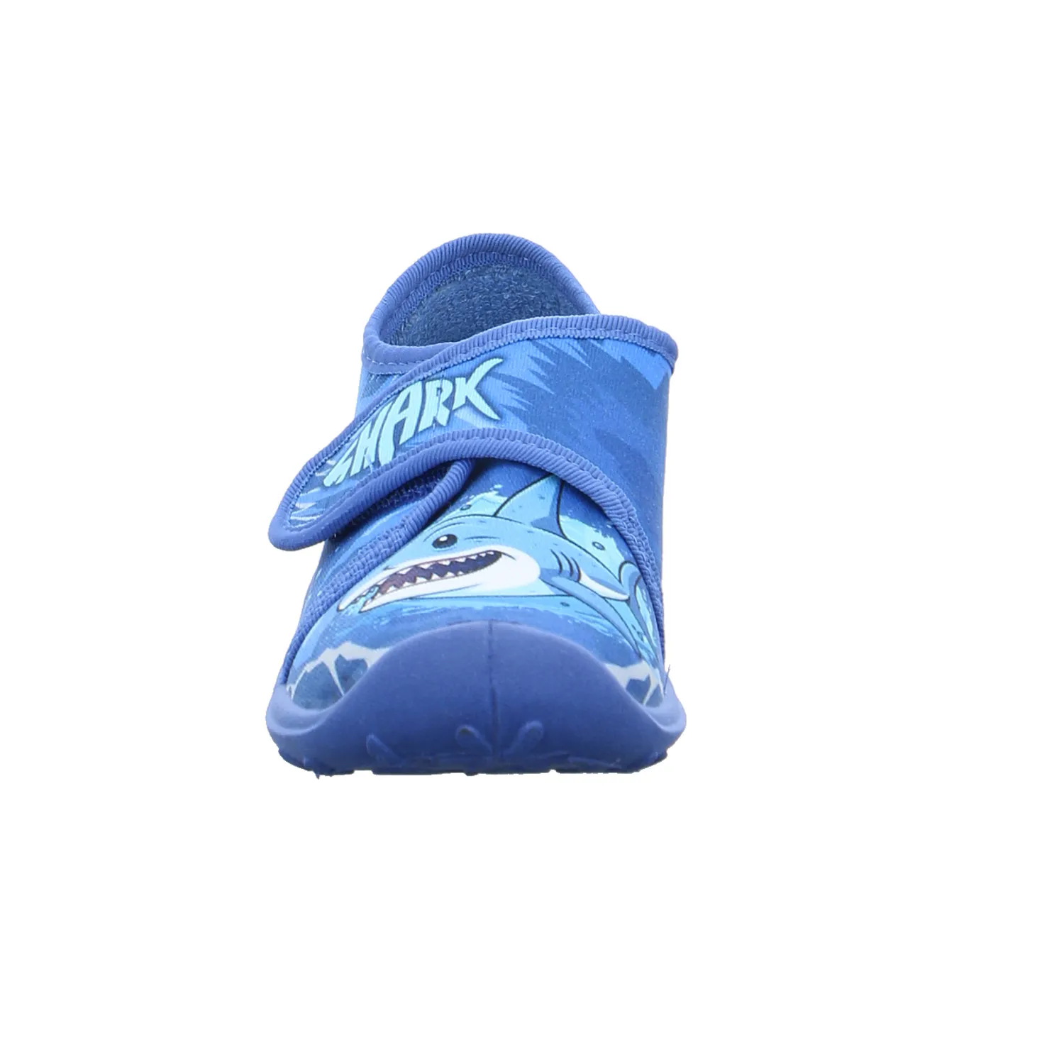 FISCHER Jungen Kinder-Hausschuh Blau Textil 