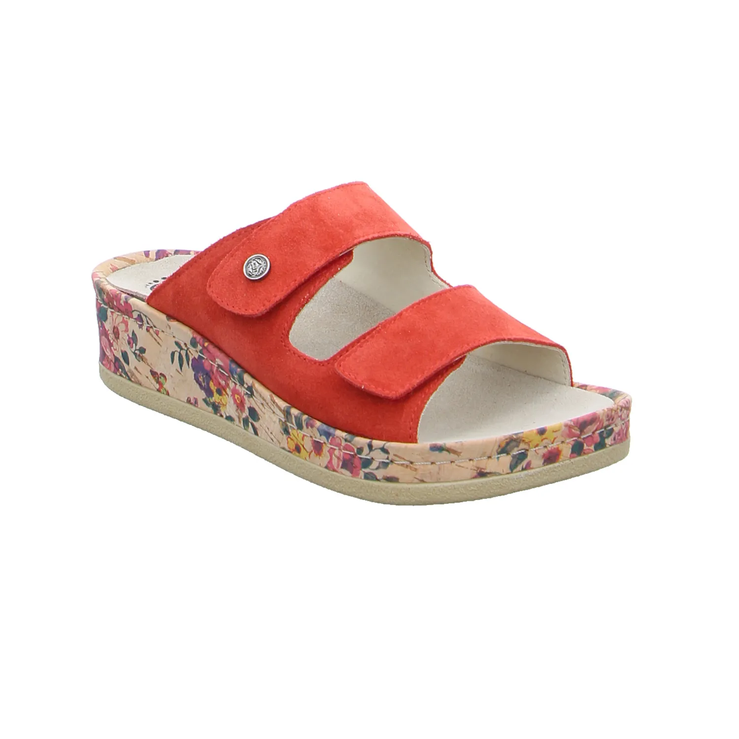MUBB Pantolette Rot Leder MUBB Pantolette Rot Leder