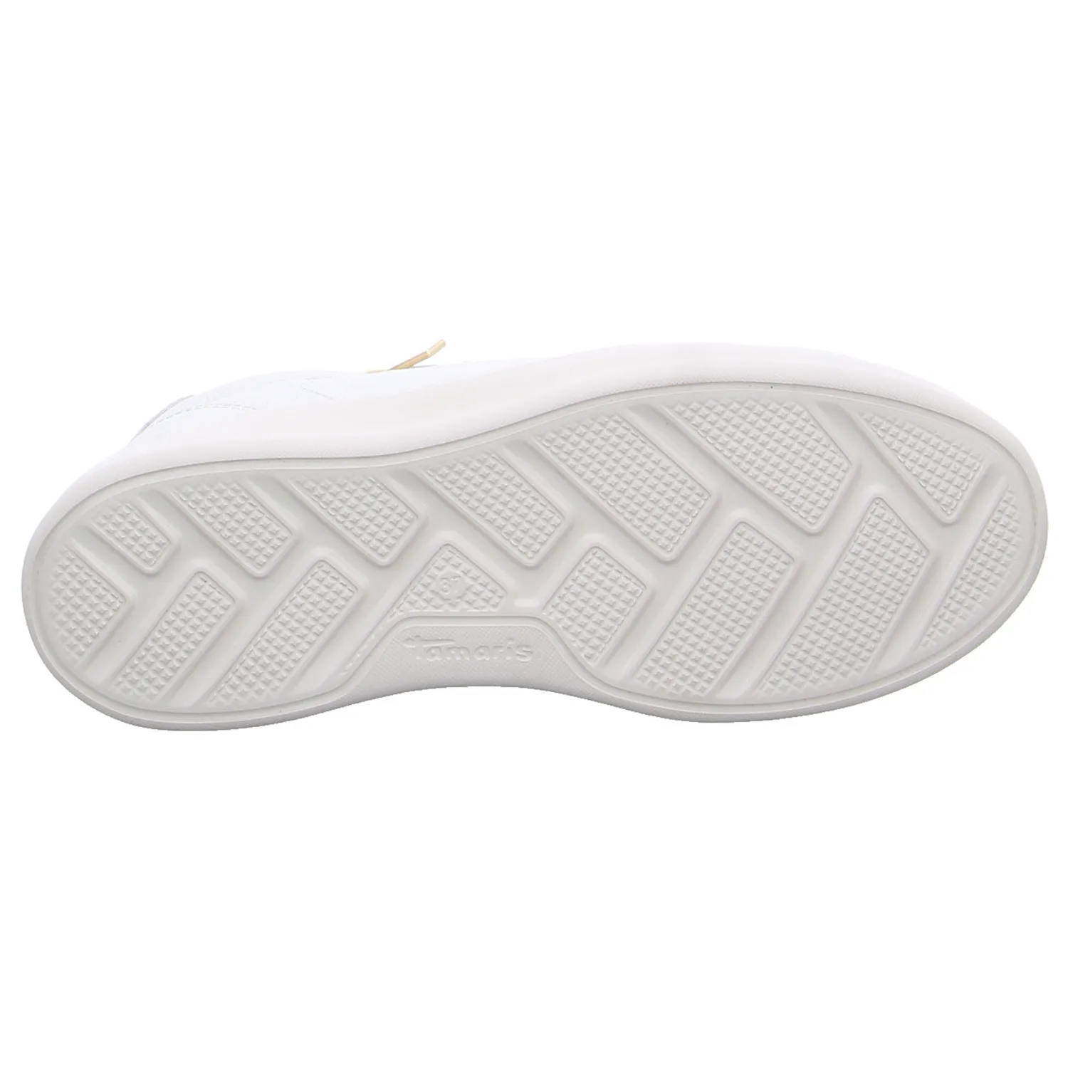 TAMARIS Sneaker Offwhite Leder 