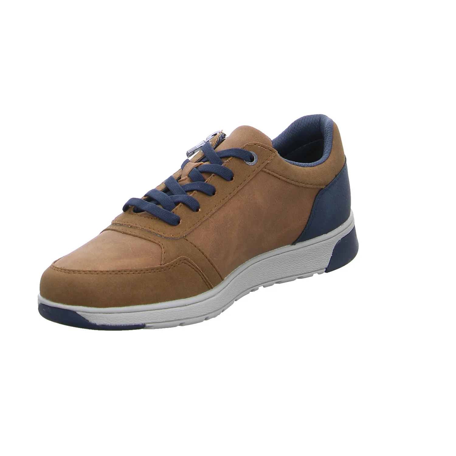 BUGATTI SHOES Halbschuhe Sneaker Cognac Lederimitat BUGATTI SHOES Halbschuhe Sneaker Cognac Lederimitat
